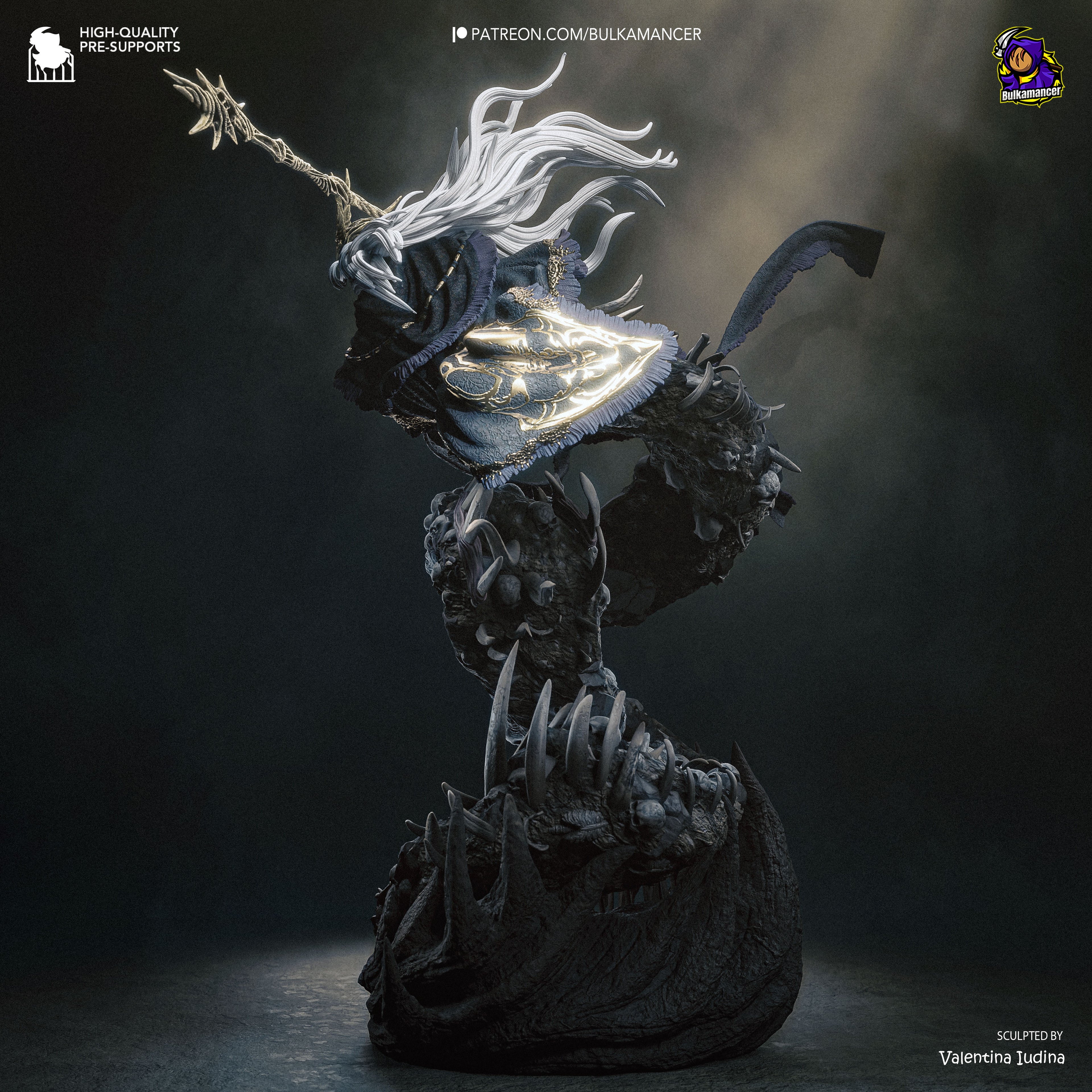 Aldrich - Dark Souls 3 | Custom Statue 3D printed figure