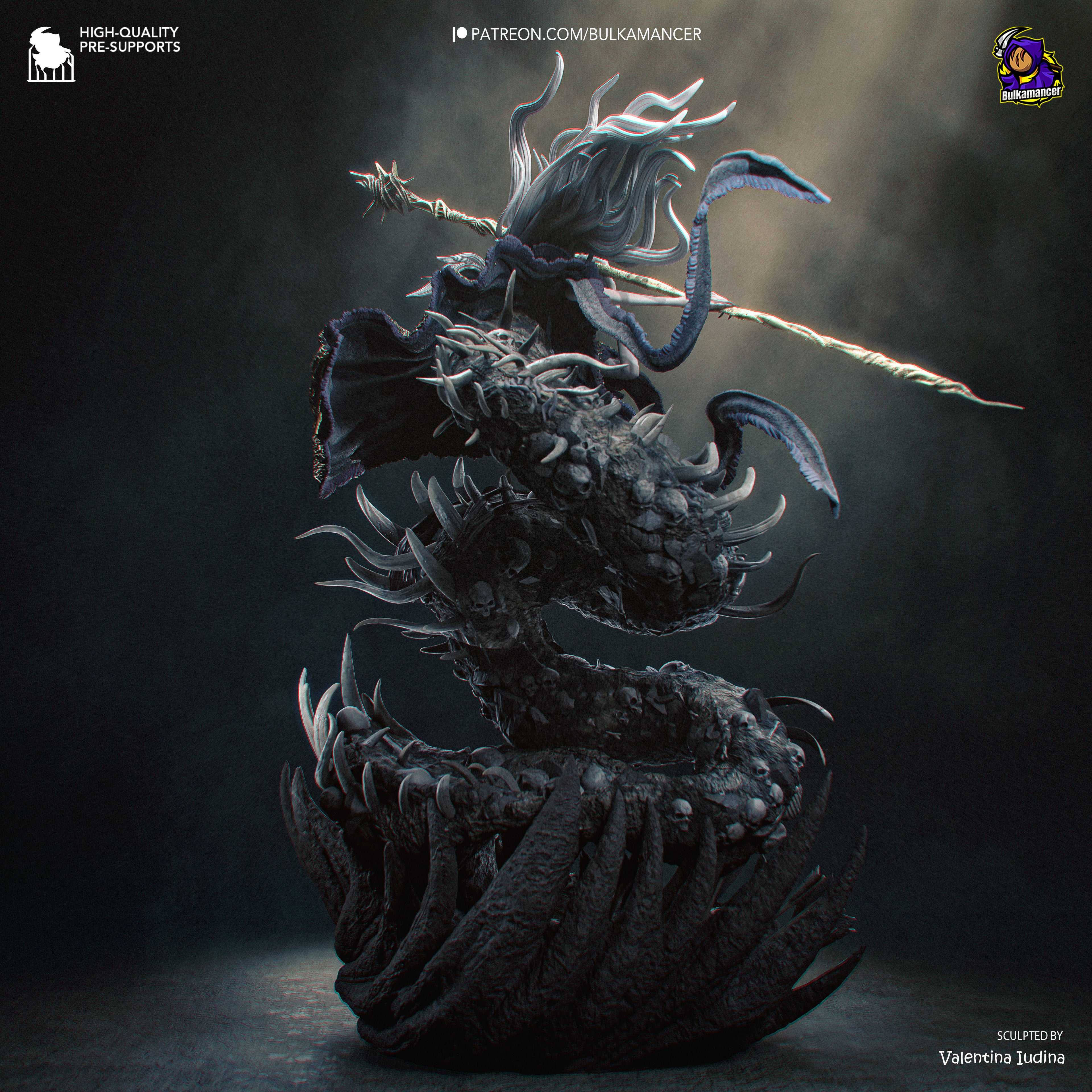 Aldrich - Dark Souls 3 | Custom Statue 3D printed figure