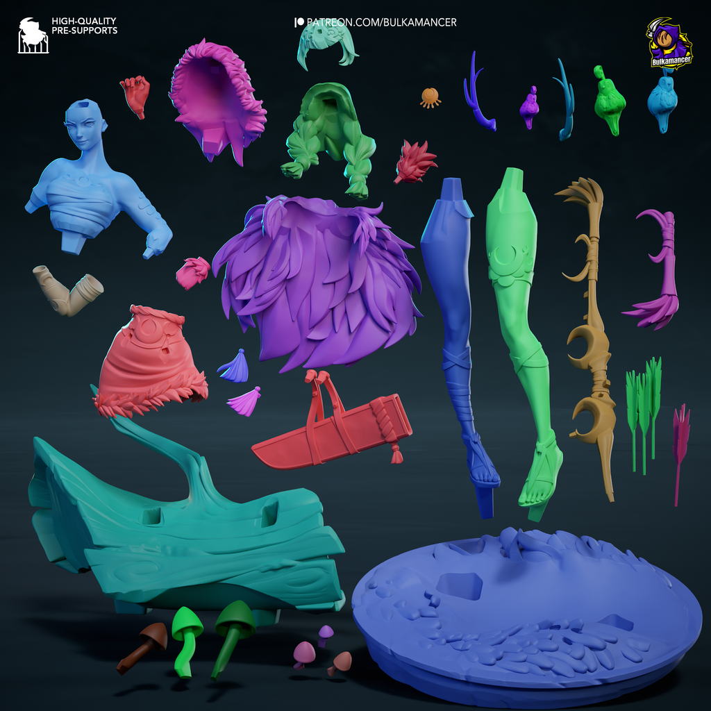 Artemis - Hades | Custom Statue 3D printed figure