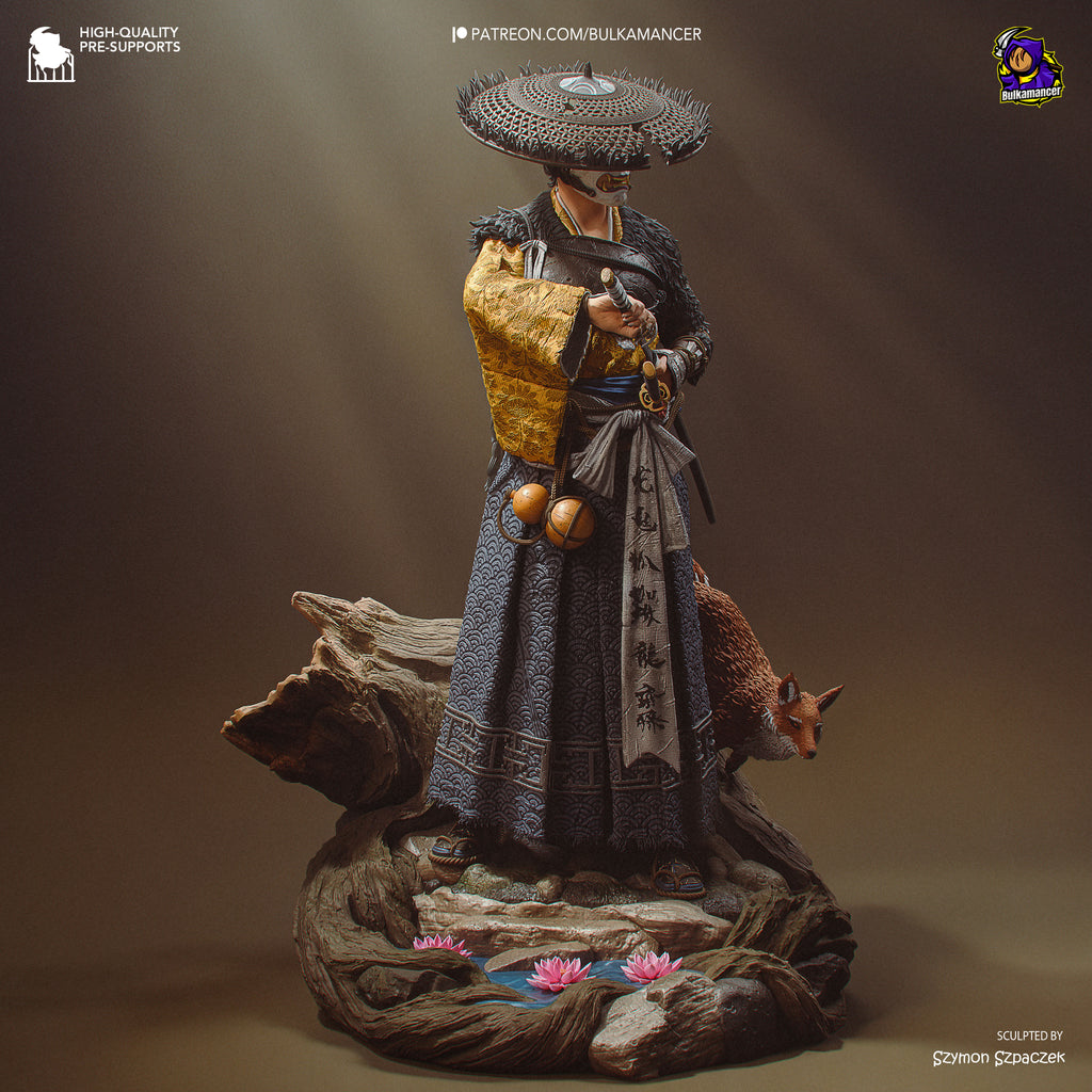 Atsu - Ghost of Yotei | Custom Statue 3D printed figure