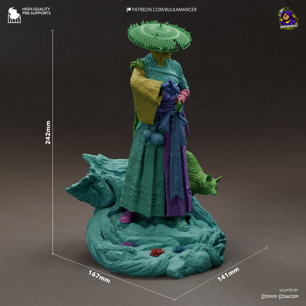 Atsu - Ghost of Yotei | Custom Statue 3D printed figure