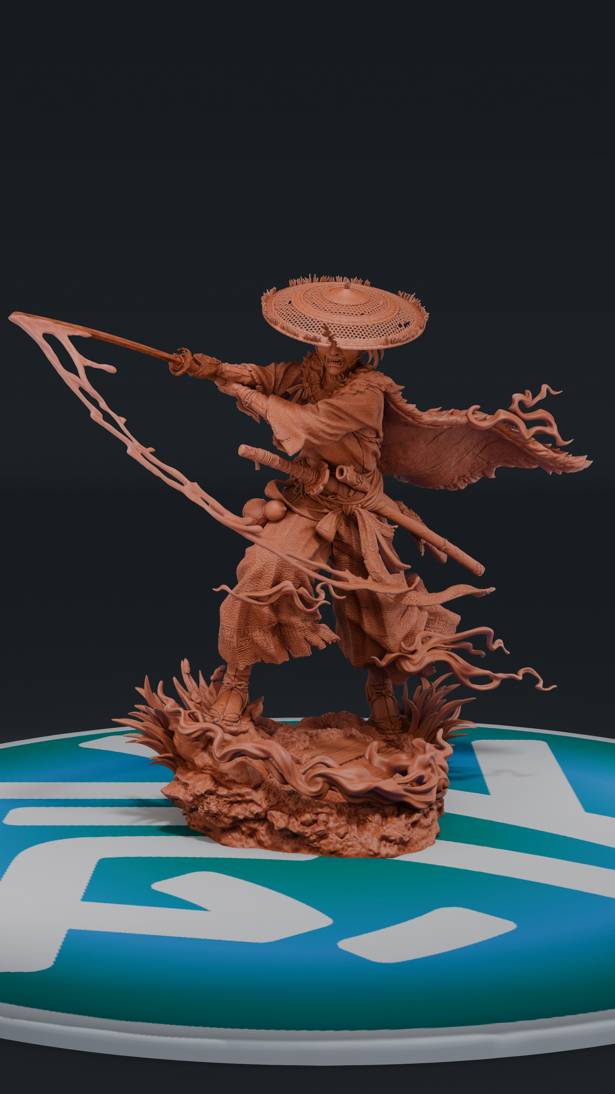 Atsu - Ghost of Yotei | Custom Statue 3D printed figure