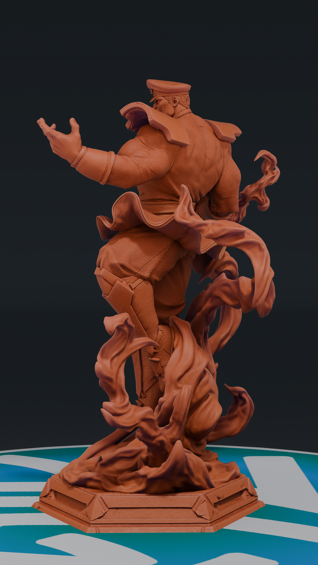 Mr Bison - Street Fighter | Custom Statue 3D printed figure