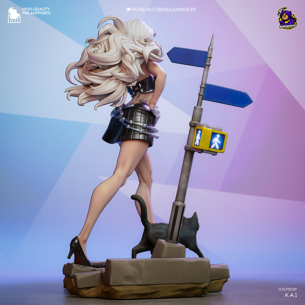 Black Cat - Marvel Rivals | Custom Statue 3D printed figure