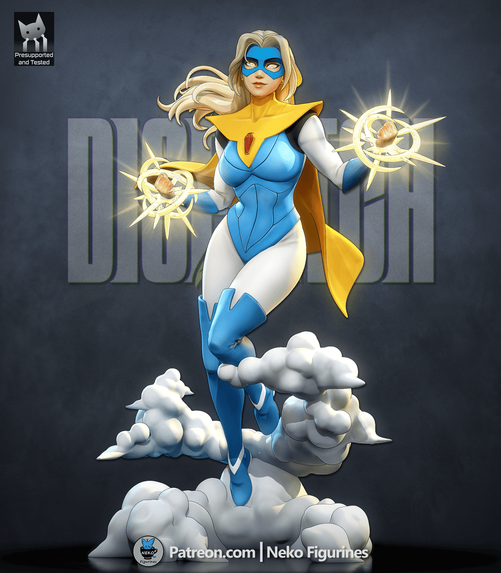 Blonde Blazer - Dispatch | Custom Statue 3D printed figure
