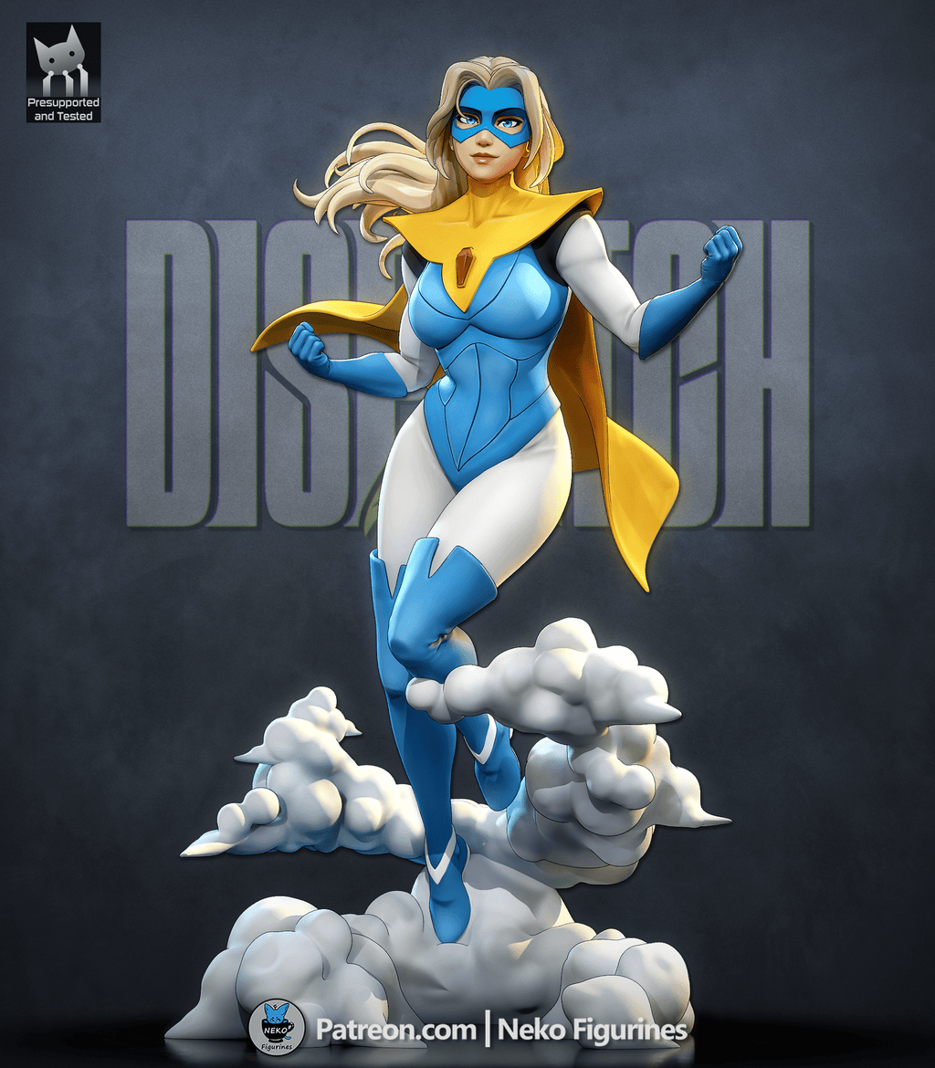 Blonde Blazer - Dispatch | Custom Statue 3D printed figure