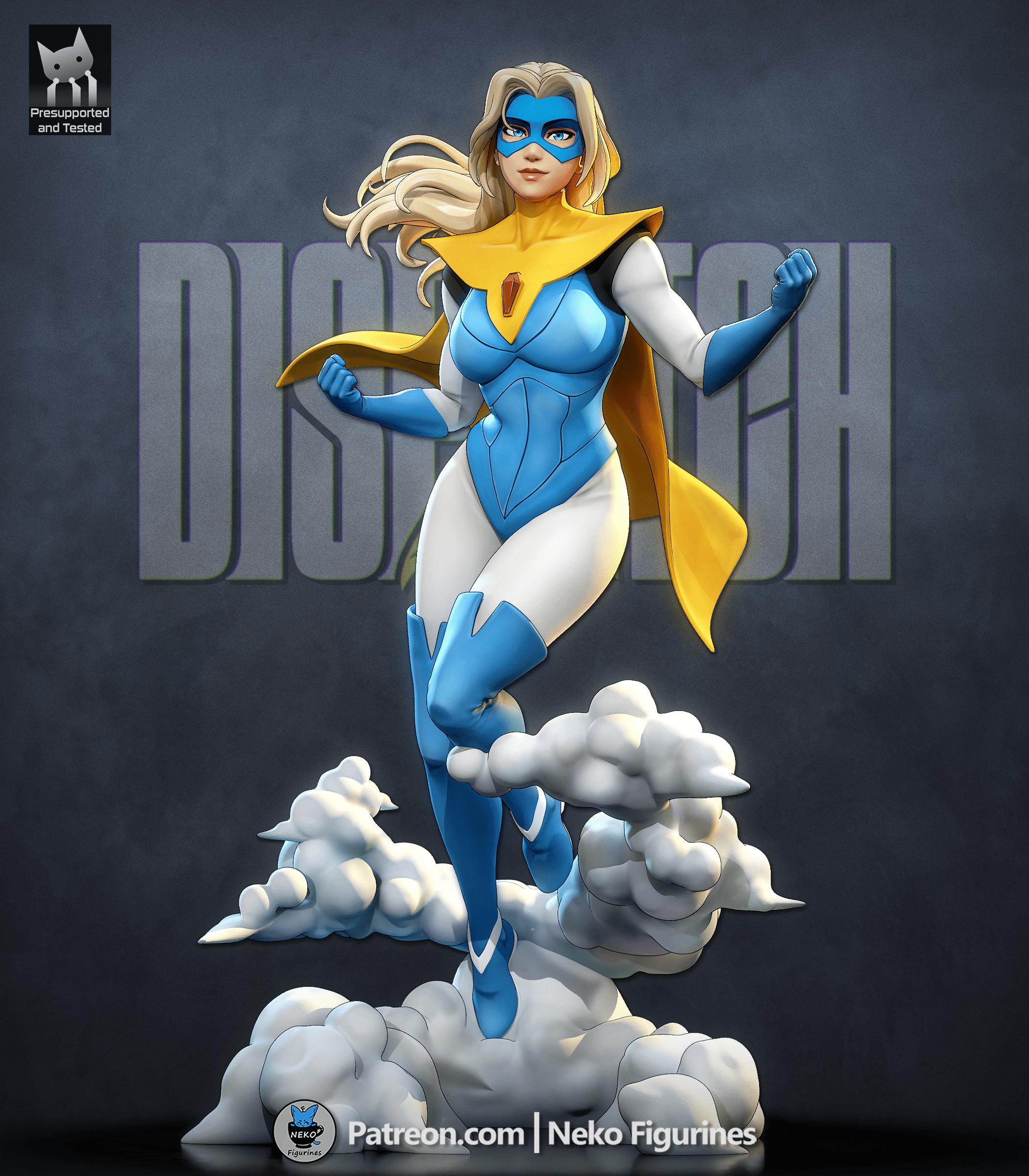 Blonde Blazer - Dispatch | Custom Statue 3D printed figure