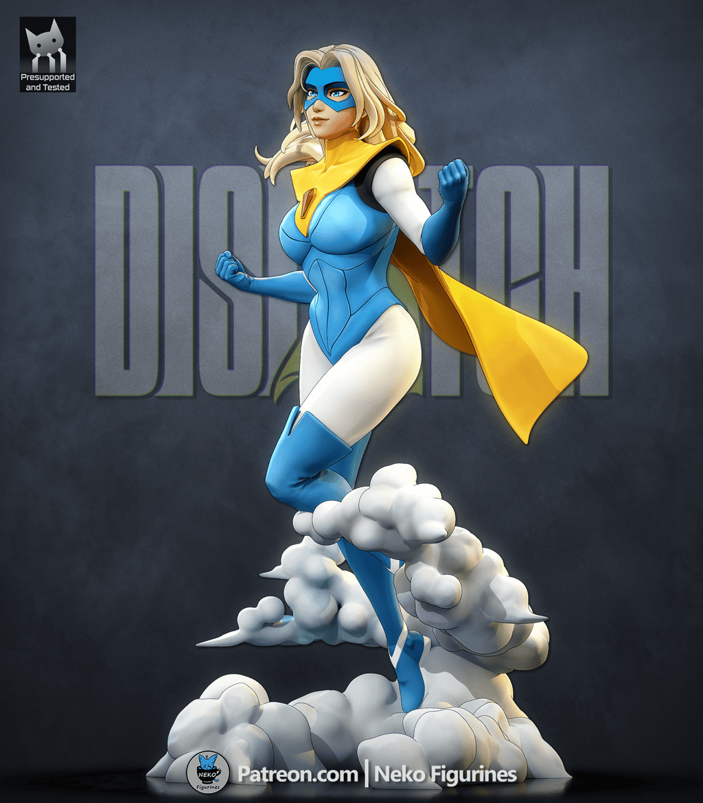 Blonde Blazer - Dispatch | Custom Statue 3D printed figure