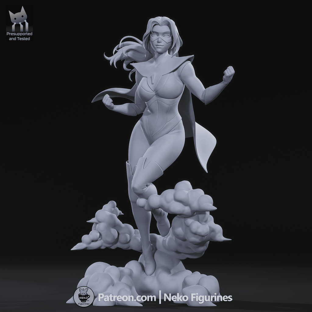 Blonde Blazer - Dispatch | Custom Statue 3D printed figure