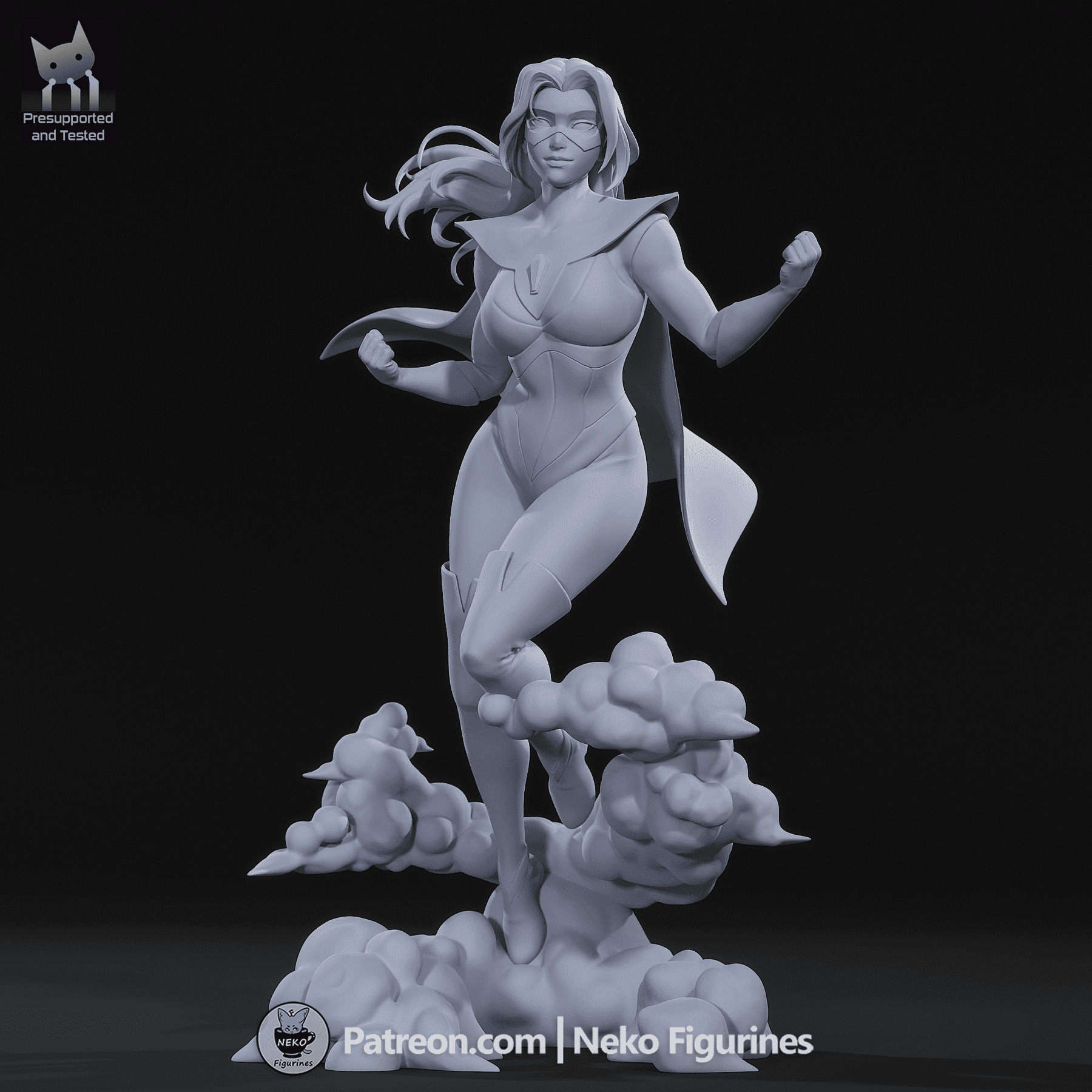 Blonde Blazer - Dispatch | Custom Statue 3D printed figure