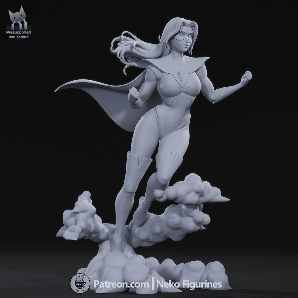 Blonde Blazer - Dispatch | Custom Statue 3D printed figure