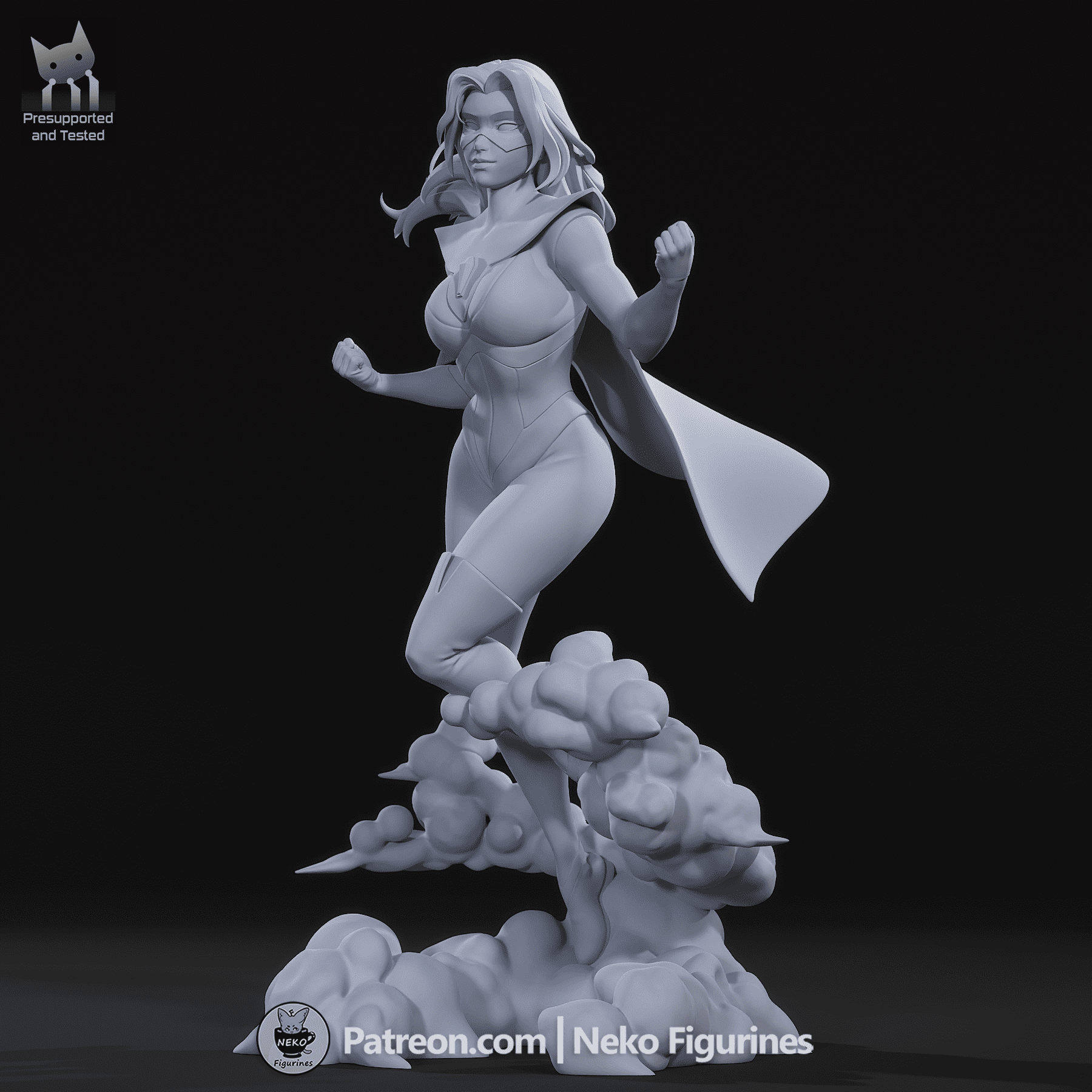 Blonde Blazer - Dispatch | Custom Statue 3D printed figure