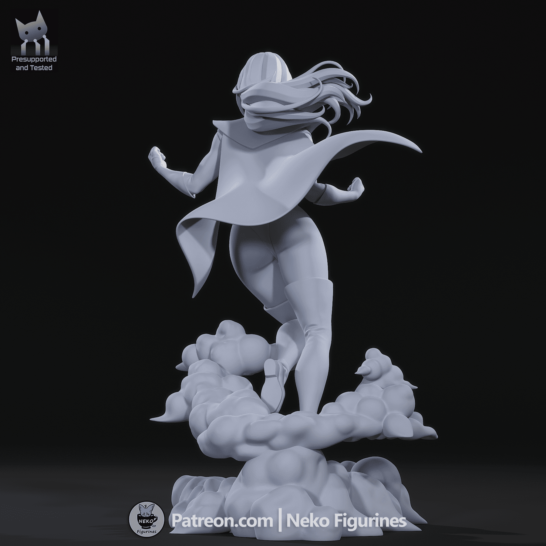 Blonde Blazer - Dispatch | Custom Statue 3D printed figure