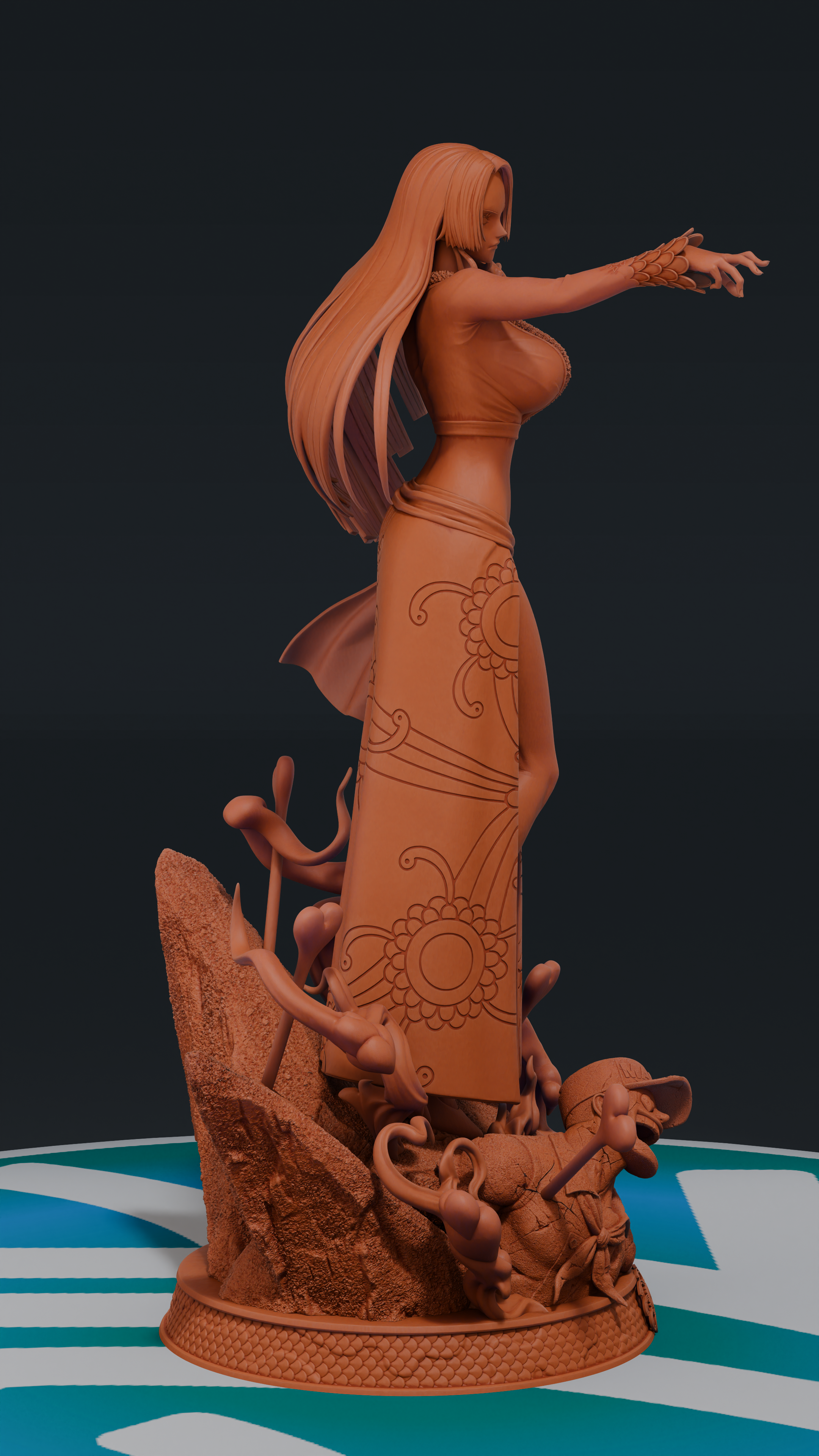 Boa Hancock - One Piece | Custom Statue 3D printed figure