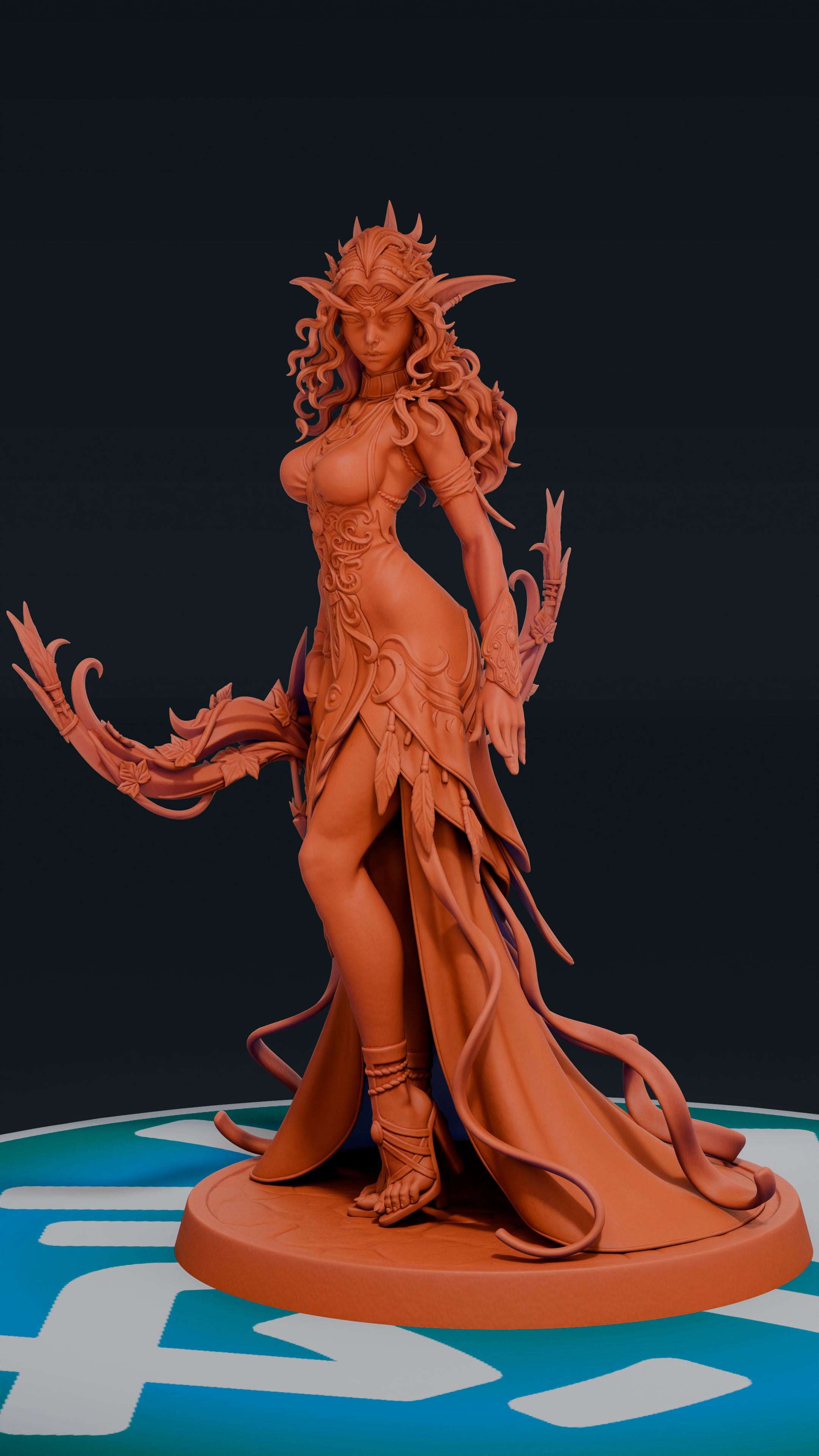 Tyrande - World of Warcraft | Custom Statue 3D printed figure