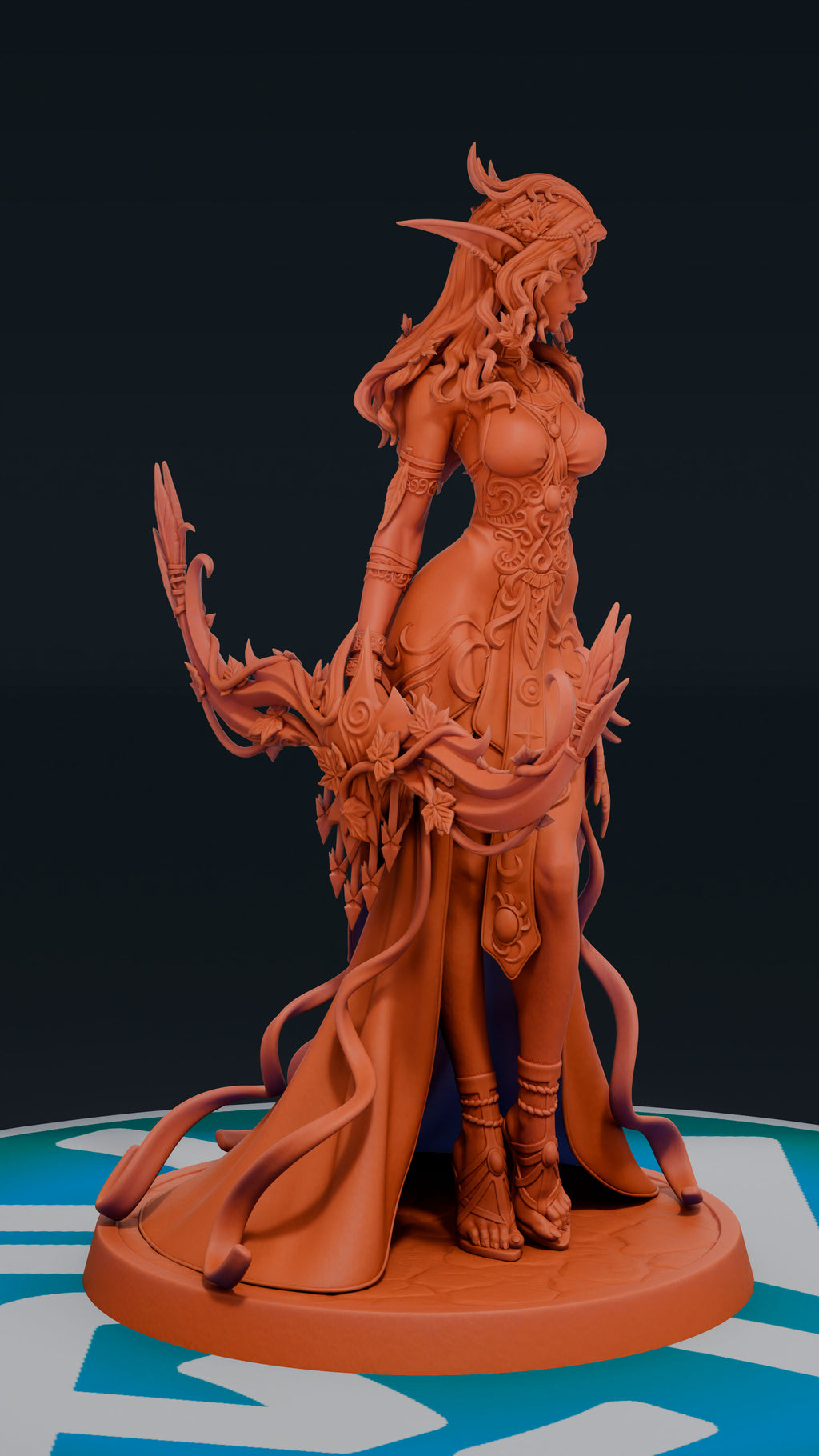 Tyrande - World of Warcraft | Custom Statue 3D printed figure