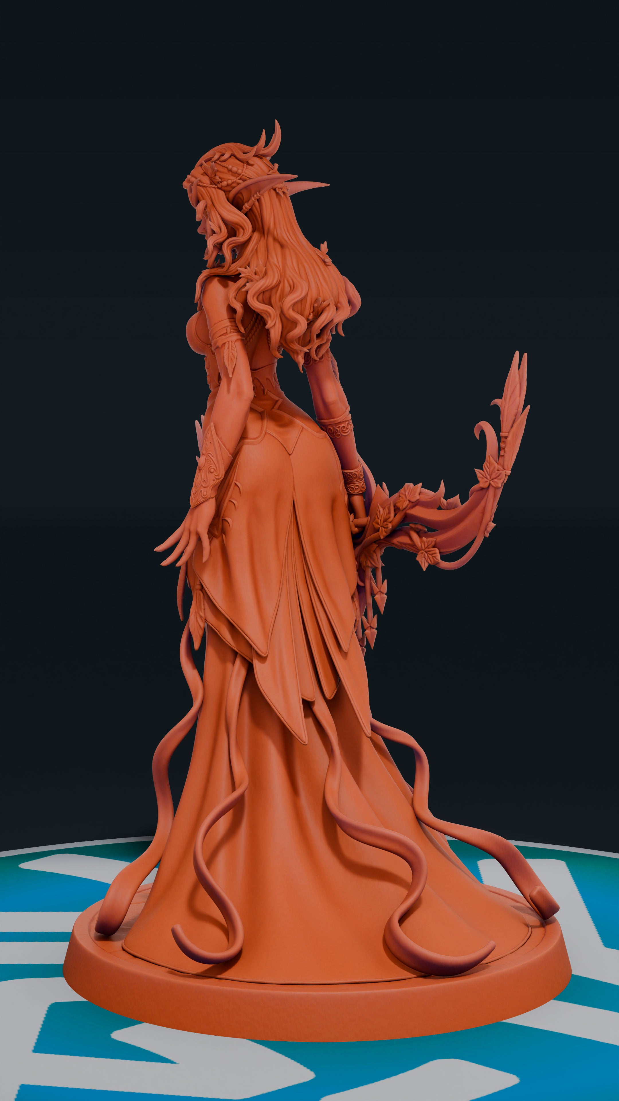 Tyrande - World of Warcraft | Custom Statue 3D printed figure