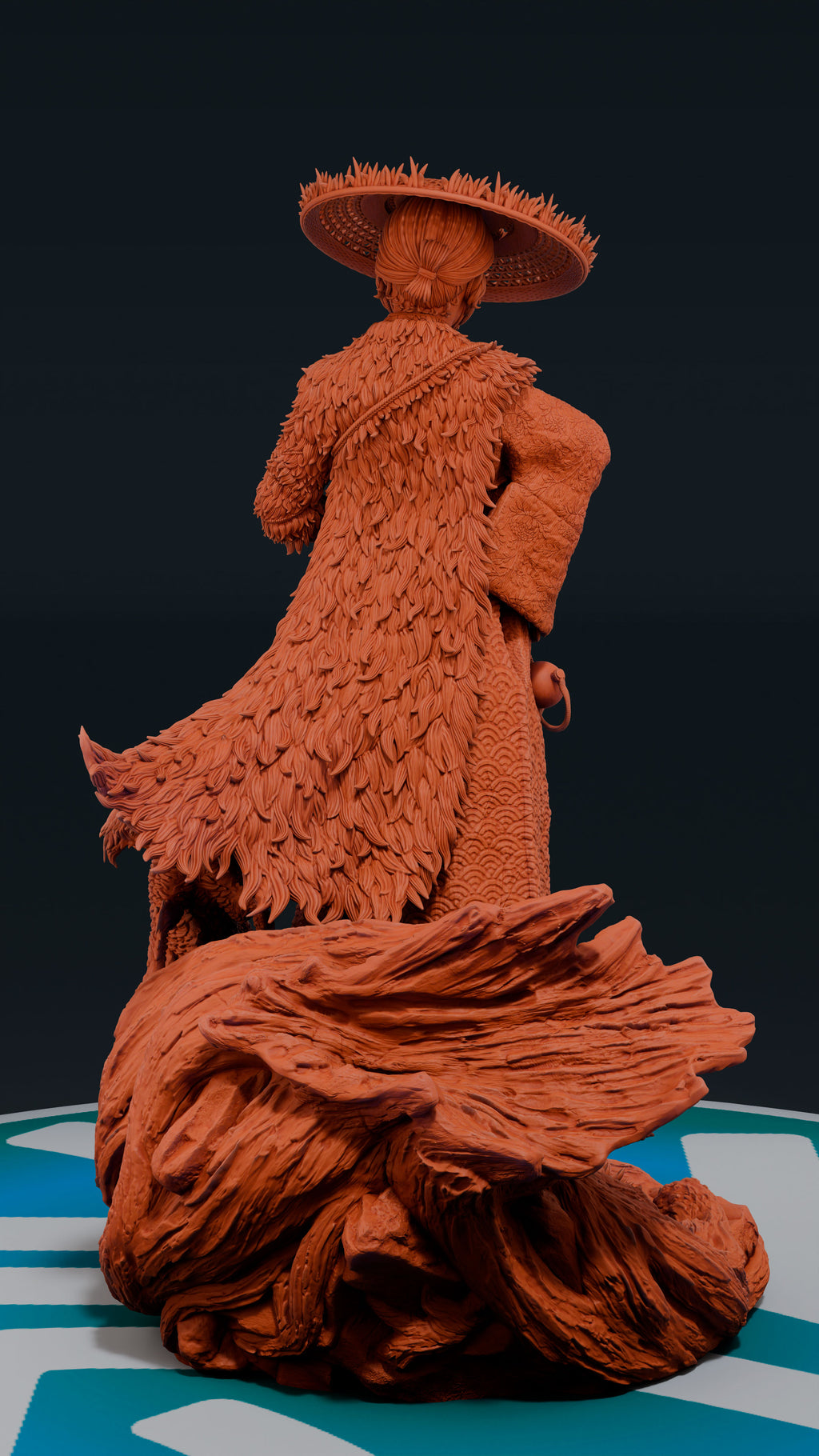 Atsu - Ghost of Yotei | Custom Statue 3D printed figure