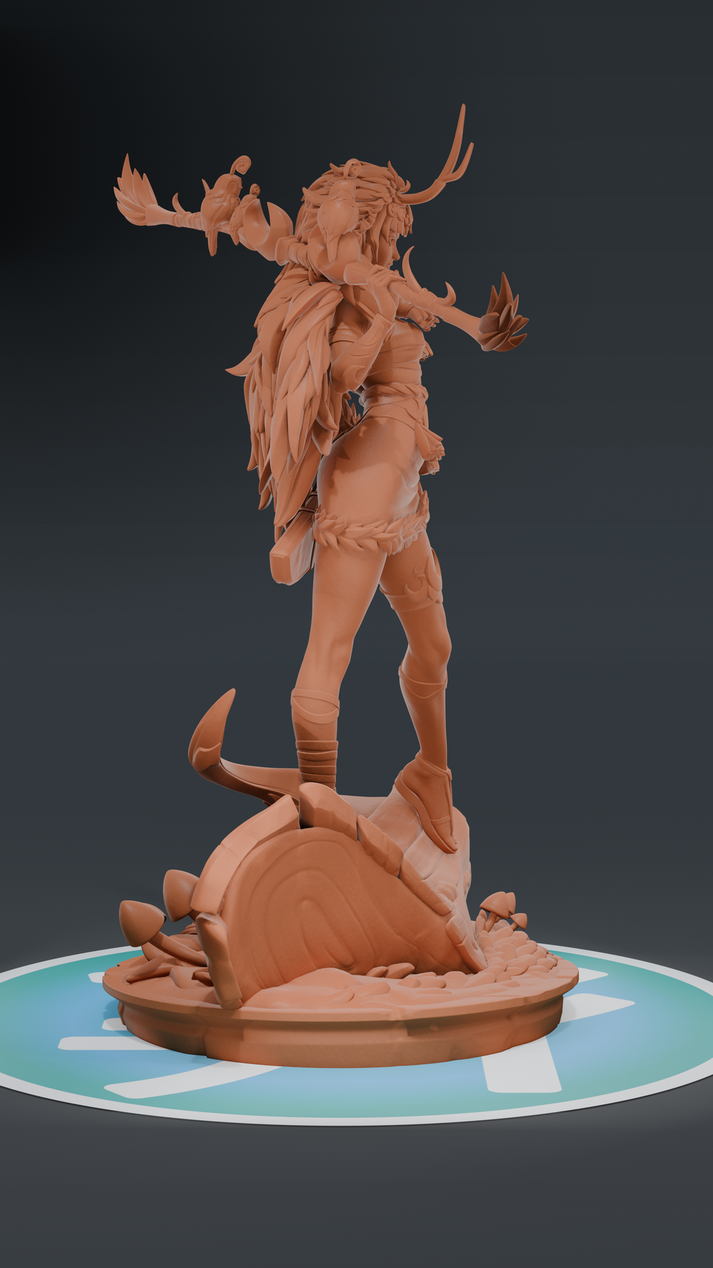 Artemis - Hades | Custom Statue 3D printed figure