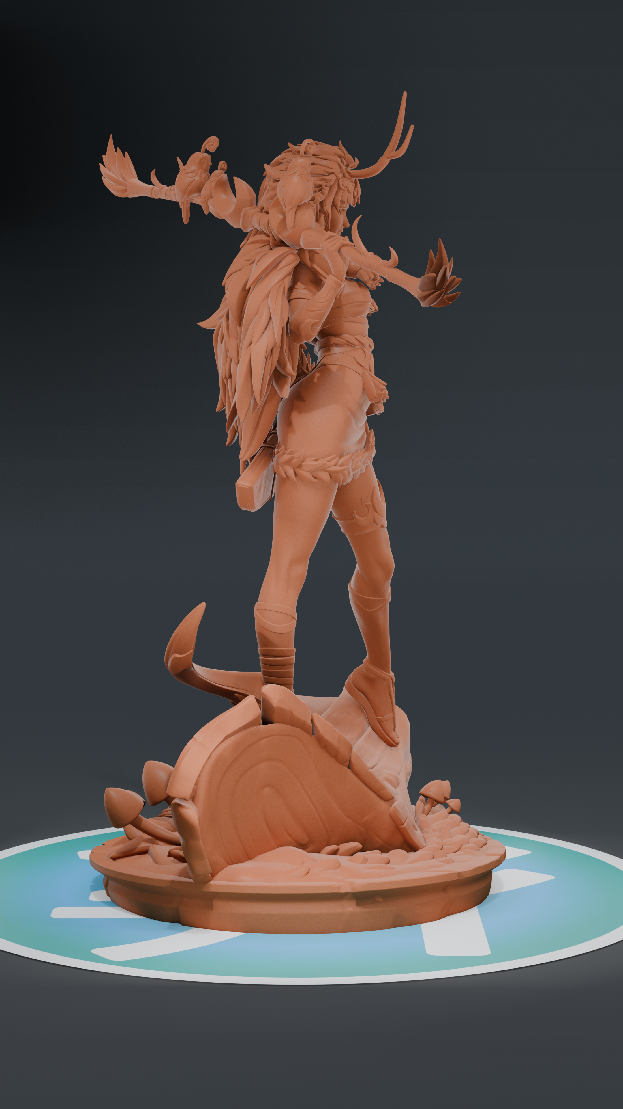 Artemis - Hades | Custom Statue 3D printed figure