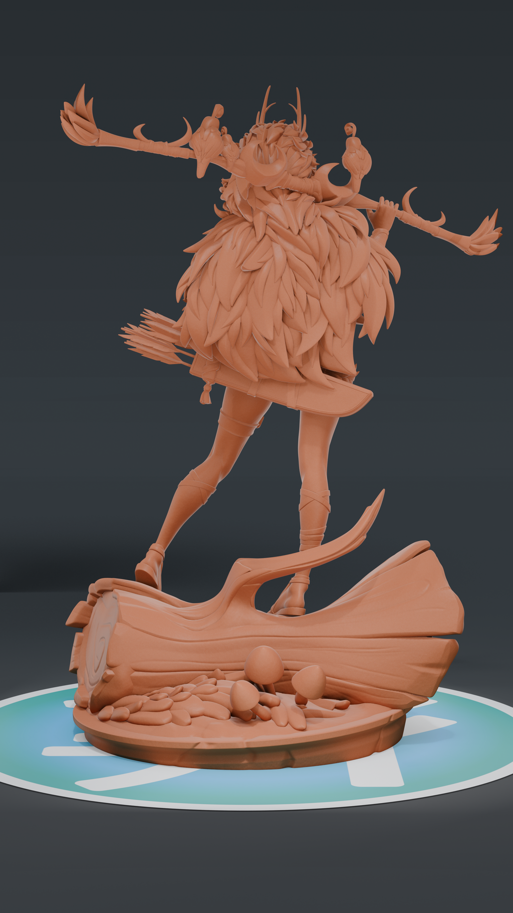 Artemis - Hades | Custom Statue 3D printed figure