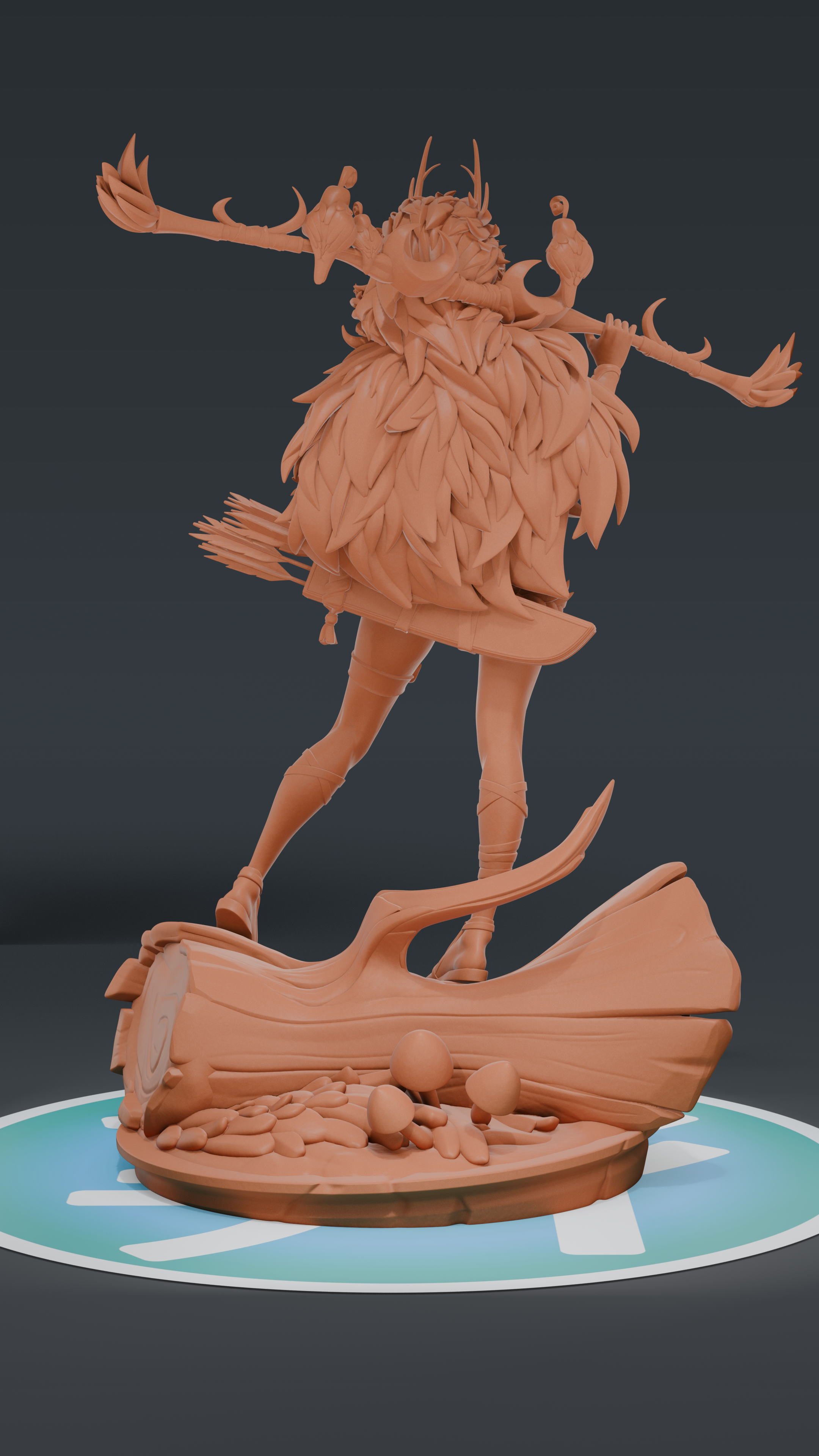 Artemis - Hades | Custom Statue 3D printed figure