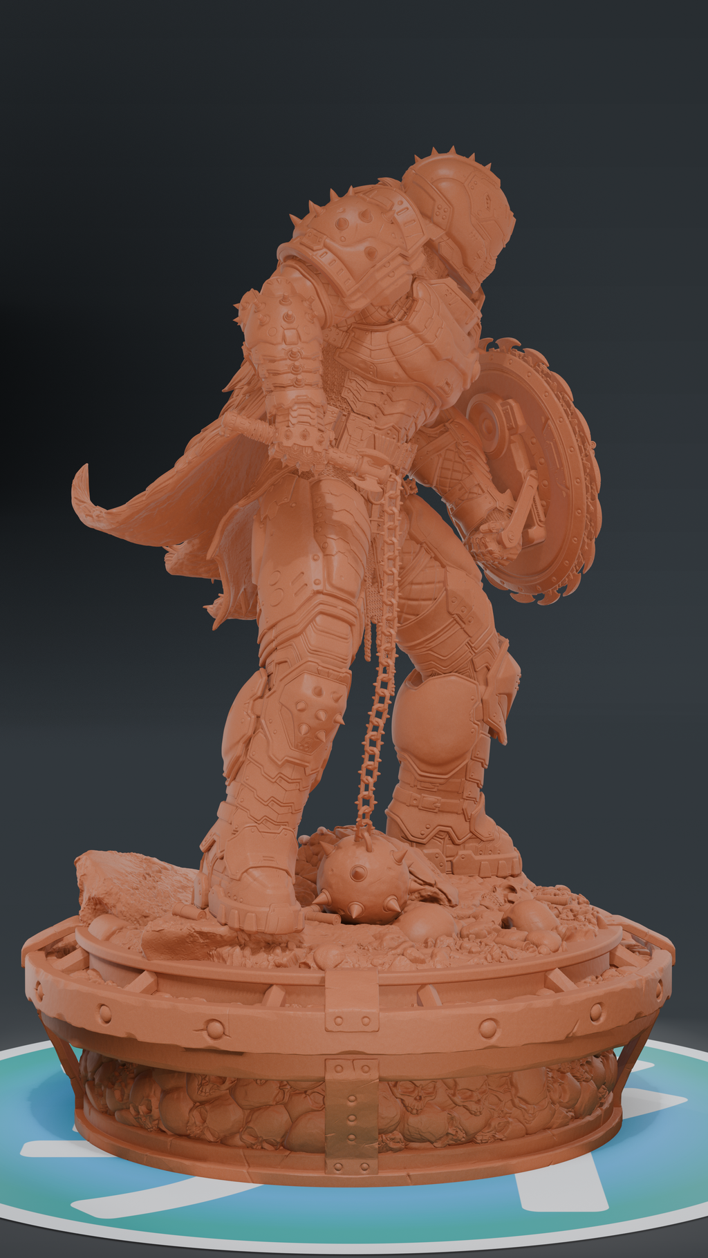 Doom Slayer - Doom The Dark Ages | Custom Statue 3D printed figure