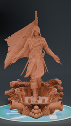 Eduard Kenway - Assinss Creed Black Flag | Custom Statue 3D printed figure