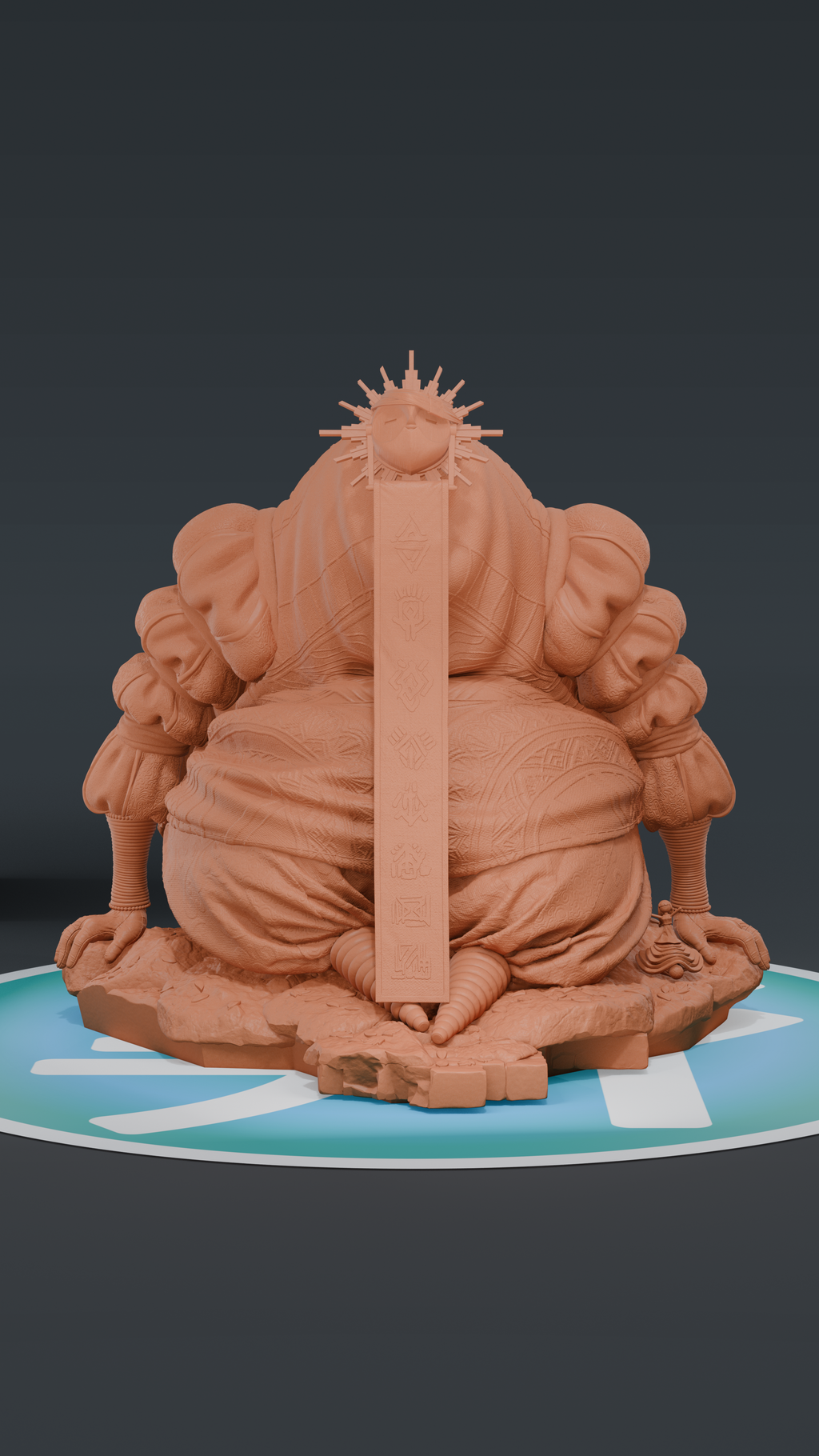 Esquie - Expedition 33 | Custom Statue 3D printed figure