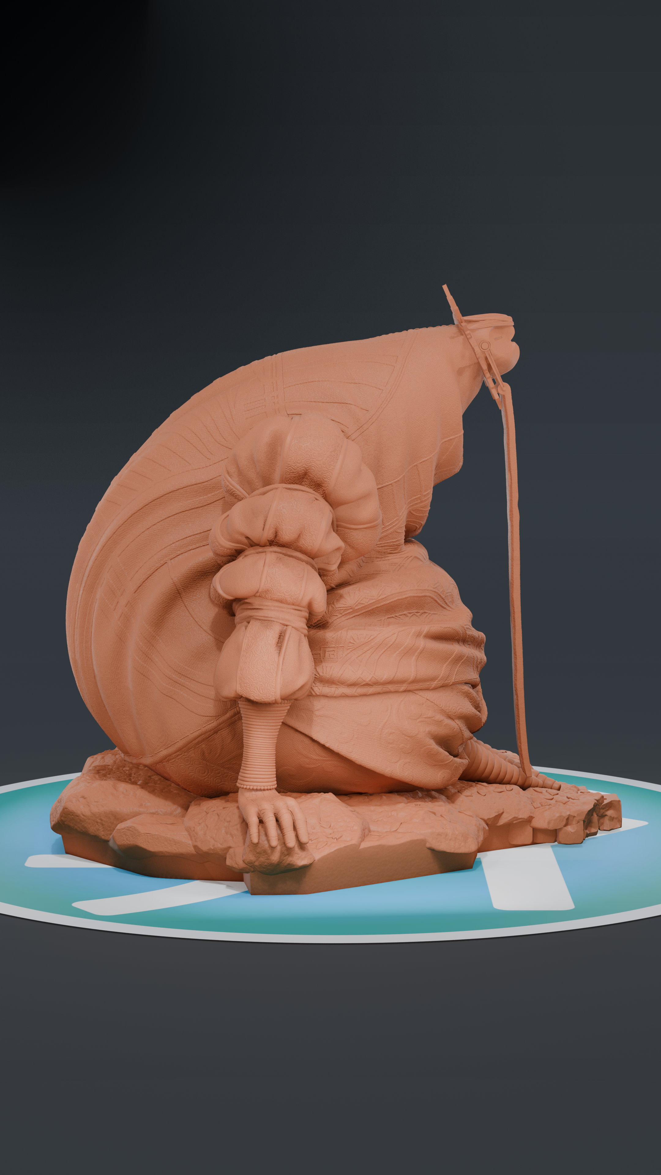 Esquie - Expedition 33 | Custom Statue 3D printed figure