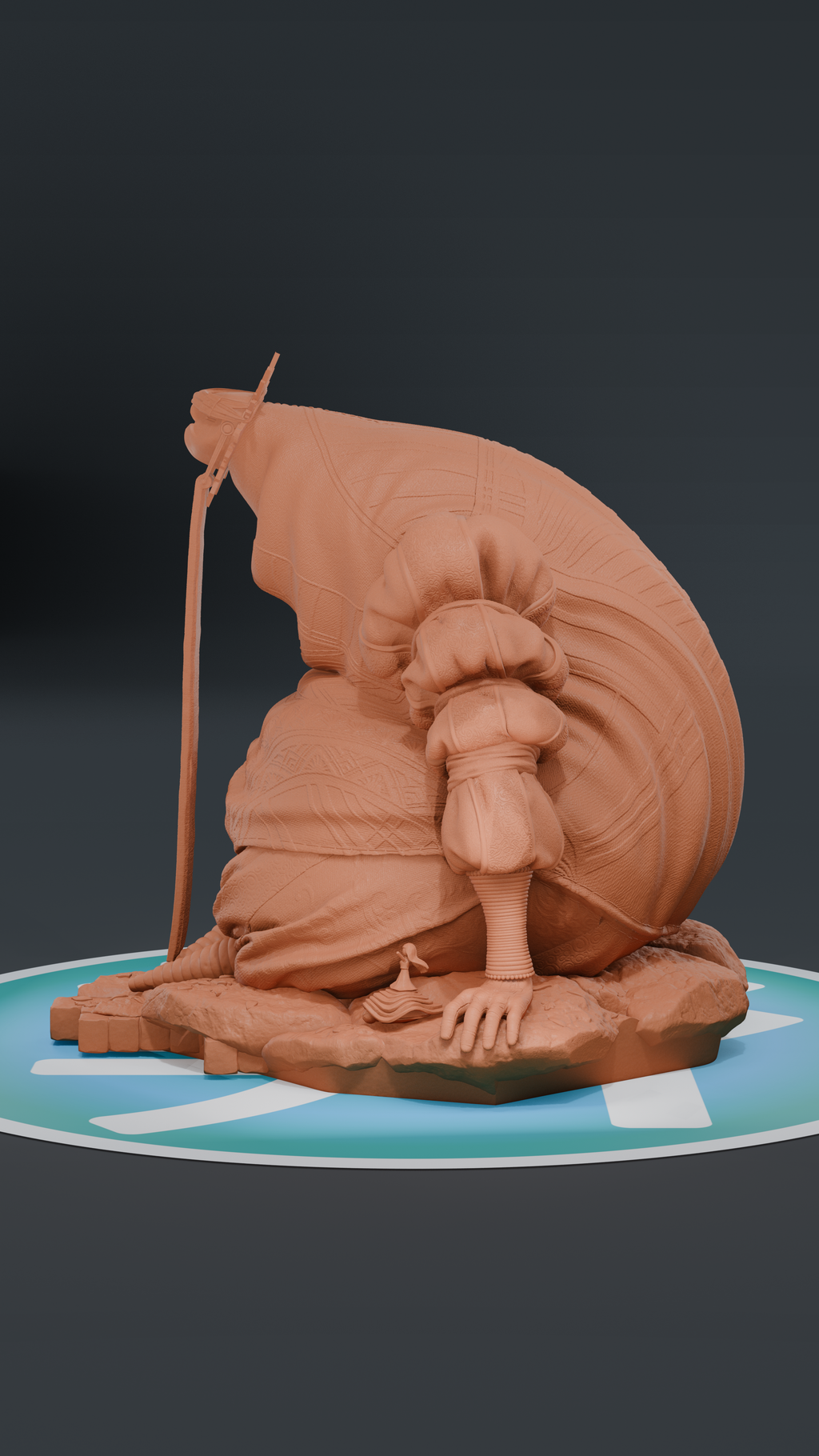 Esquie - Expedition 33 | Custom Statue 3D printed figure