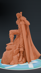 Guts (The Golden Age Arc) - Berserk | Custom Statue 3D printed figure