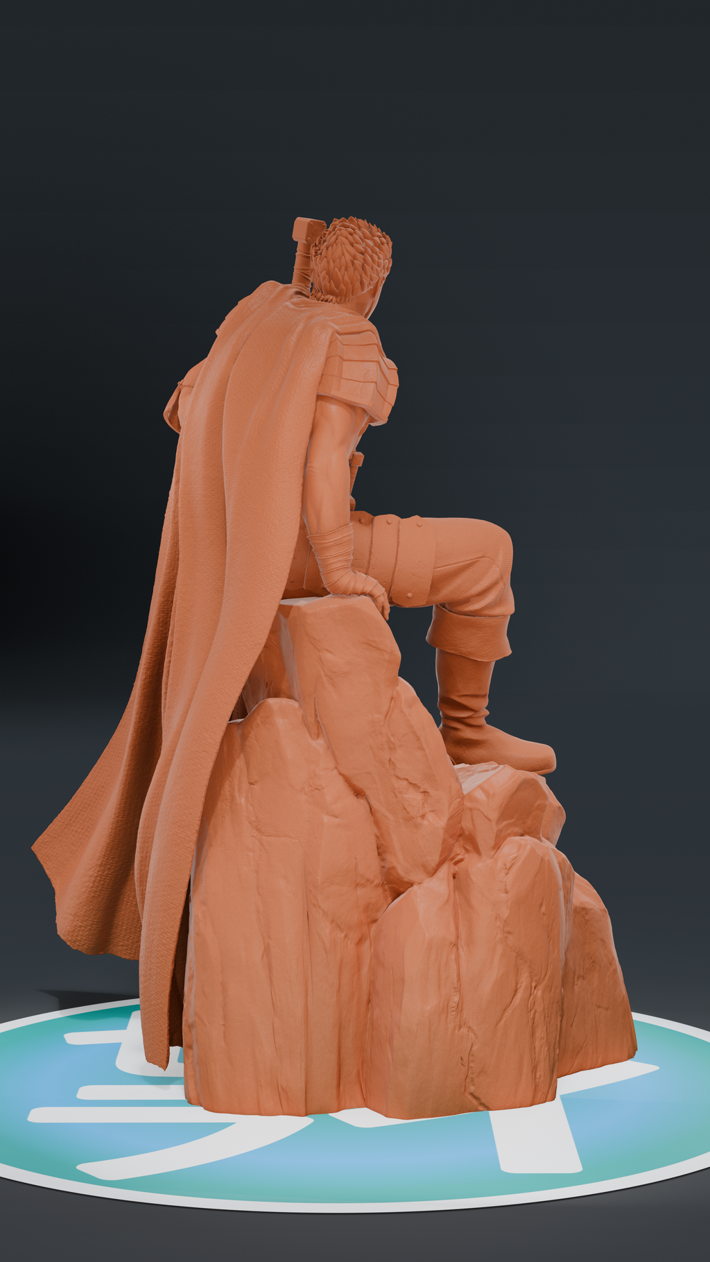 Guts (The Golden Age Arc) - Berserk | Custom Statue 3D printed figure