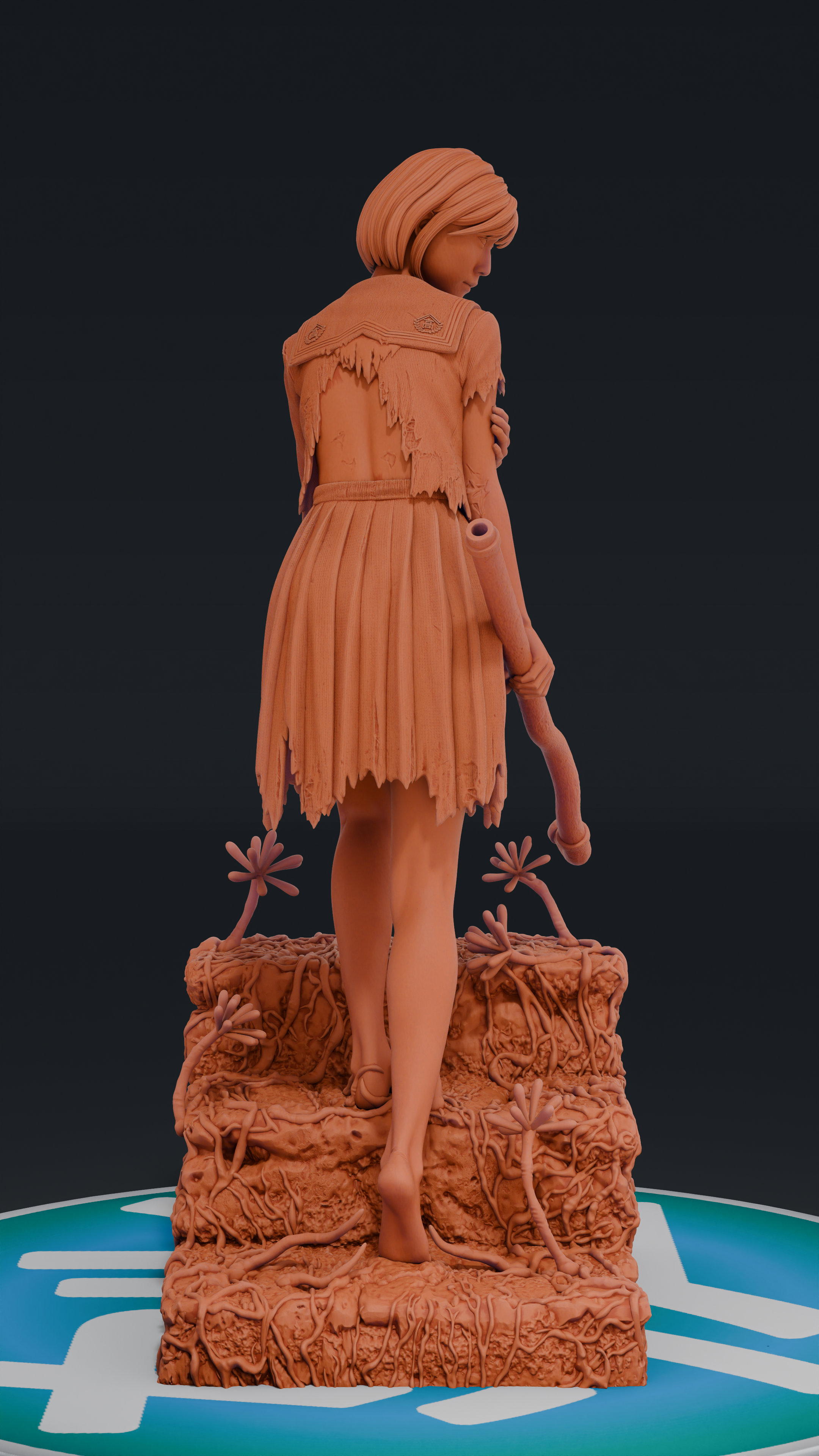 Hinako - Silent Hill F | Custom Statue 3D printed figure