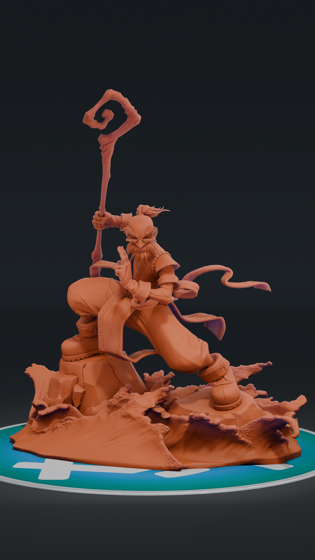 Knolan - Battle Chasers | Custom Statue 3D printed figure