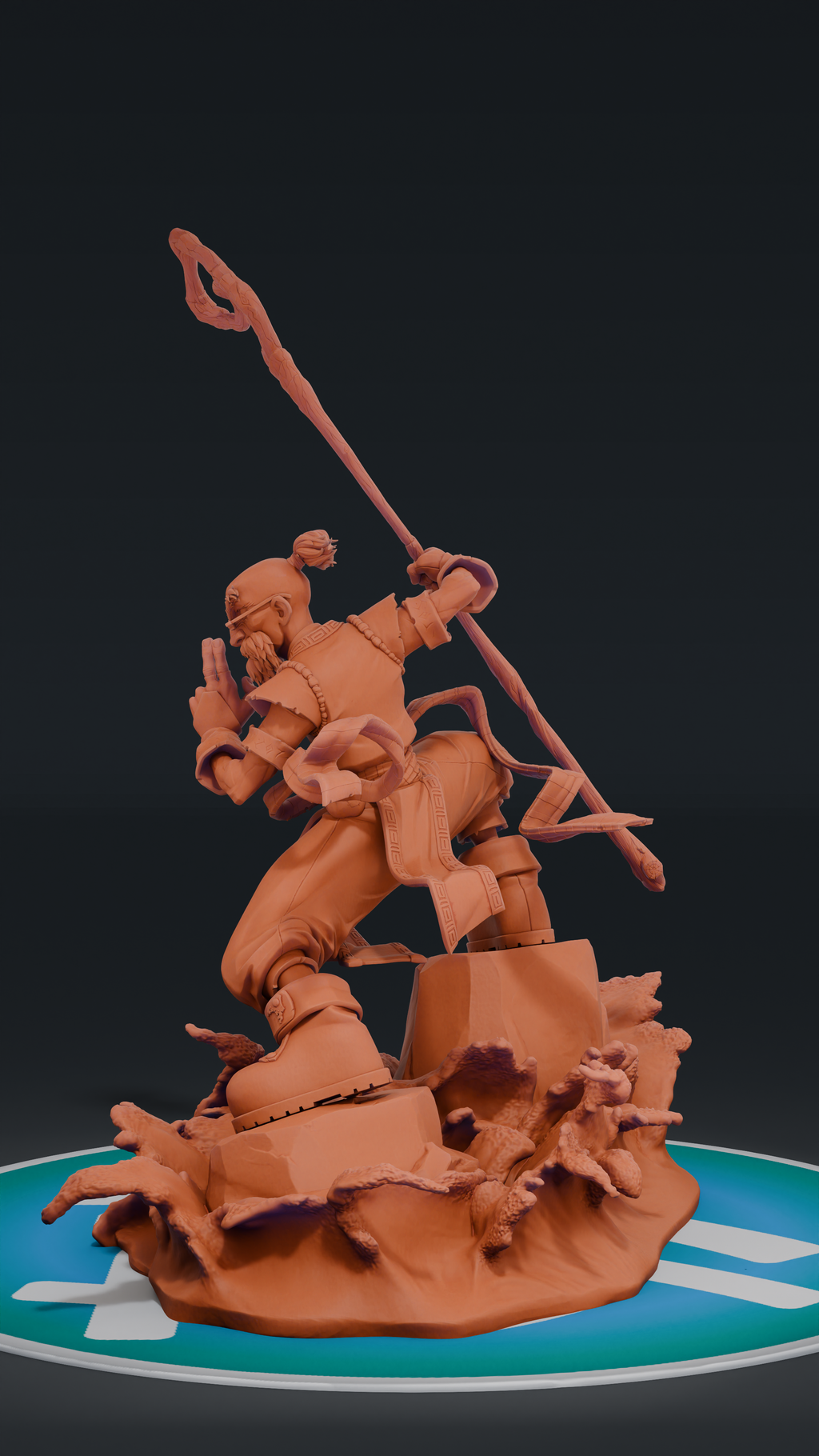 Knolan - Battle Chasers | Custom Statue 3D printed figure