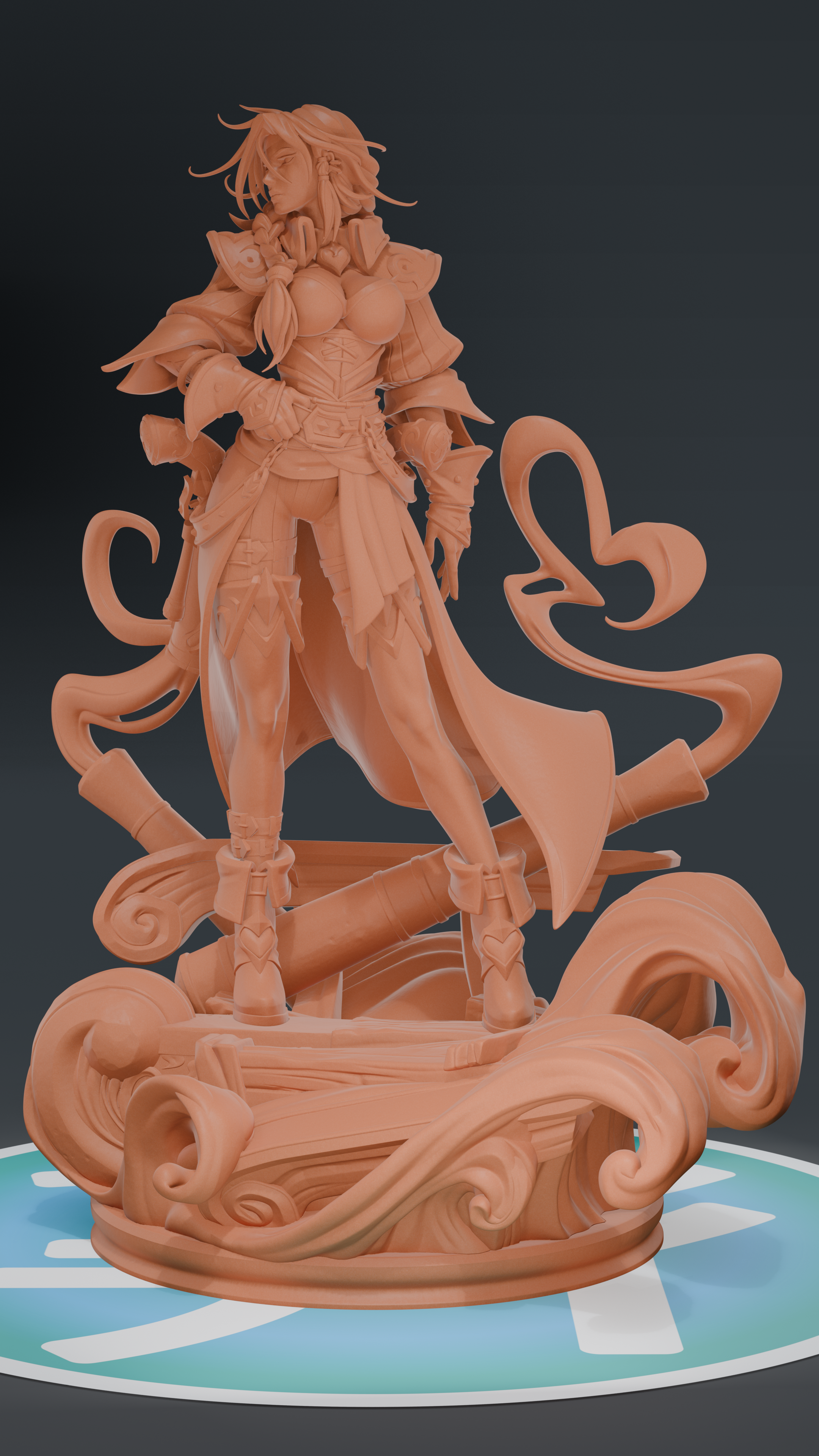 Miss Fortune - League of Legends | Custom Statue 3D printed figure