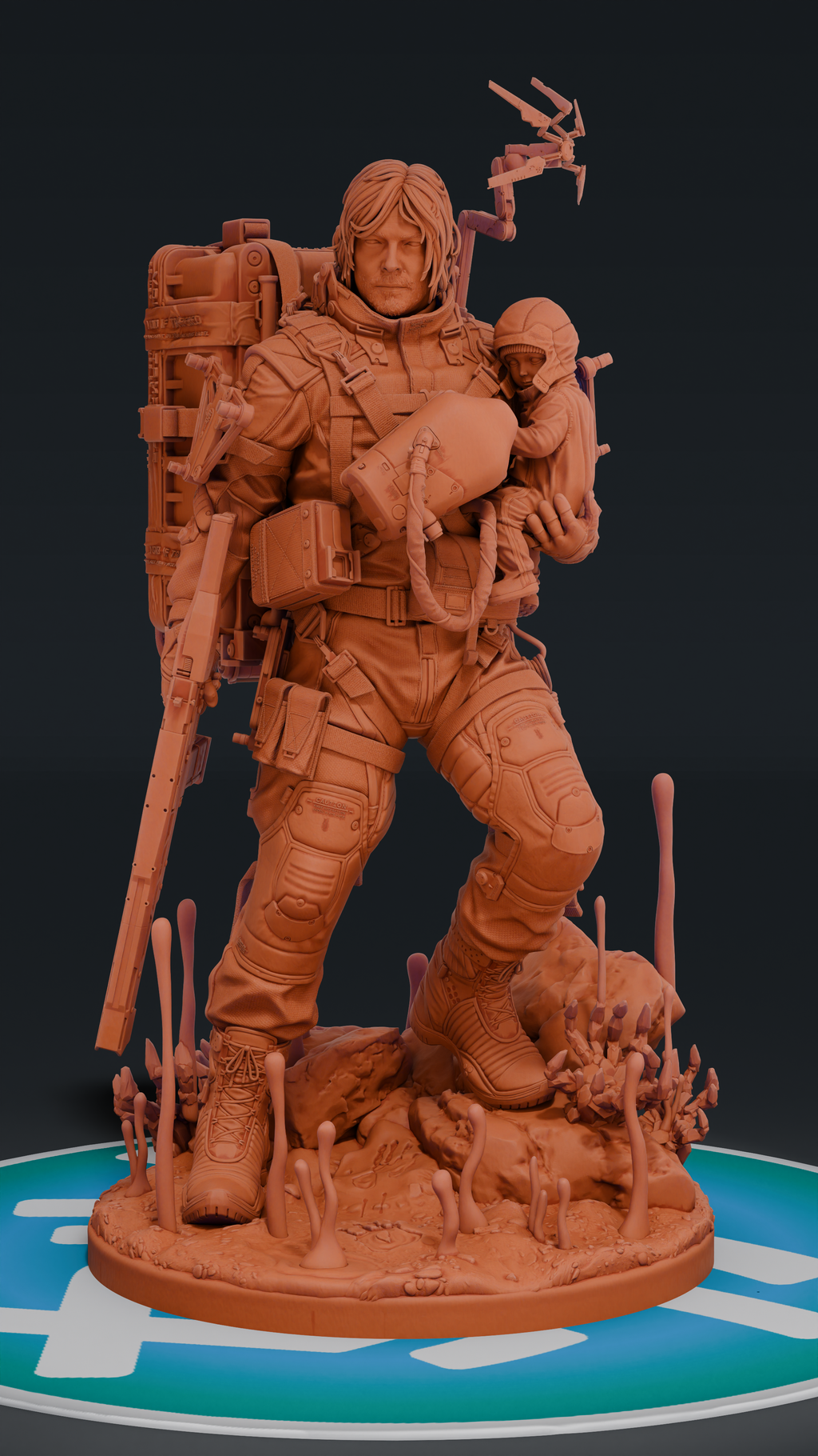 Sam - Death Stranding 2 | Custom Statue 3D printed figure