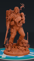Sam - Death Stranding 2 | Custom Statue 3D printed figure
