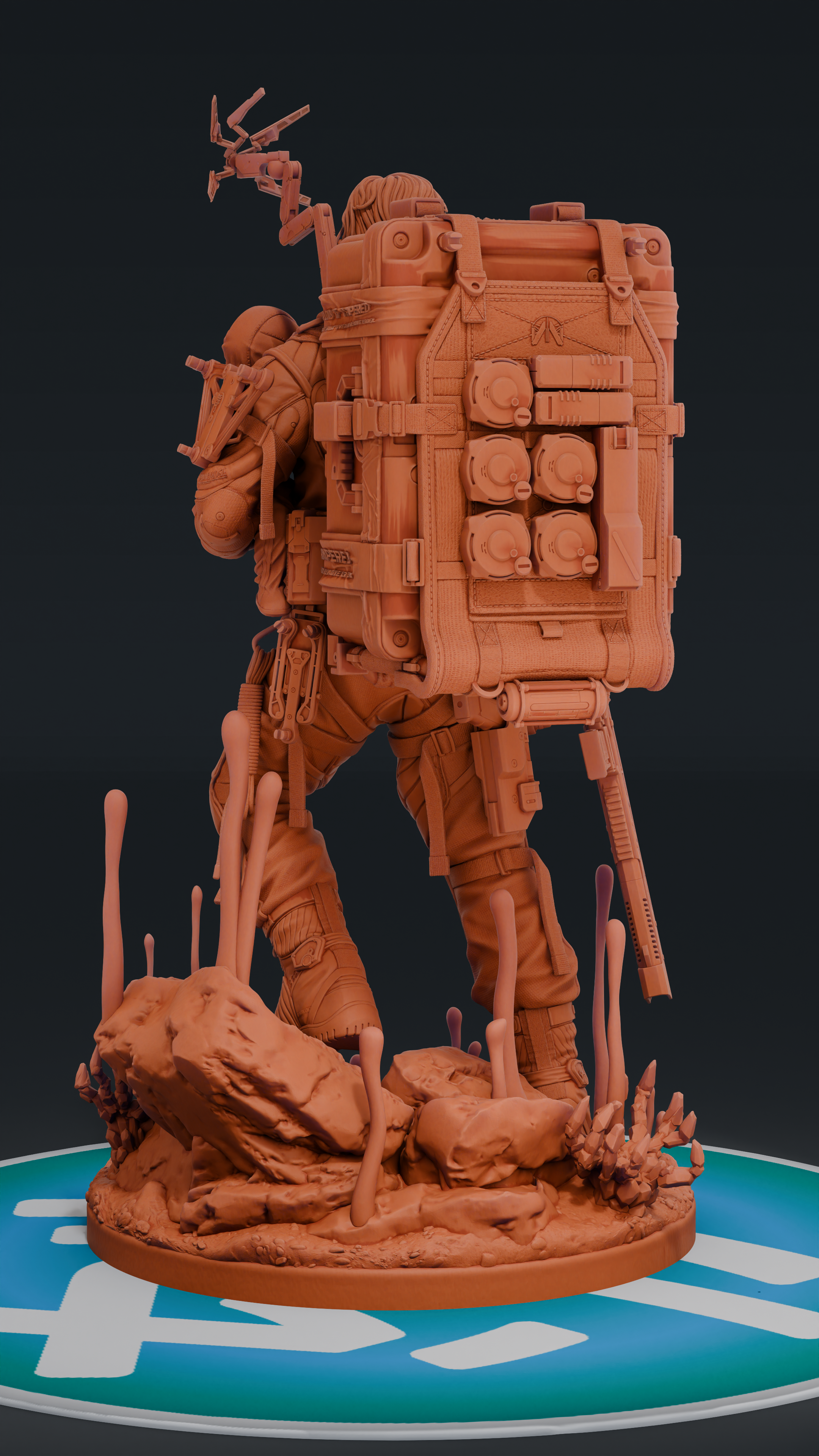 Sam - Death Stranding 2 | Custom Statue 3D printed figure