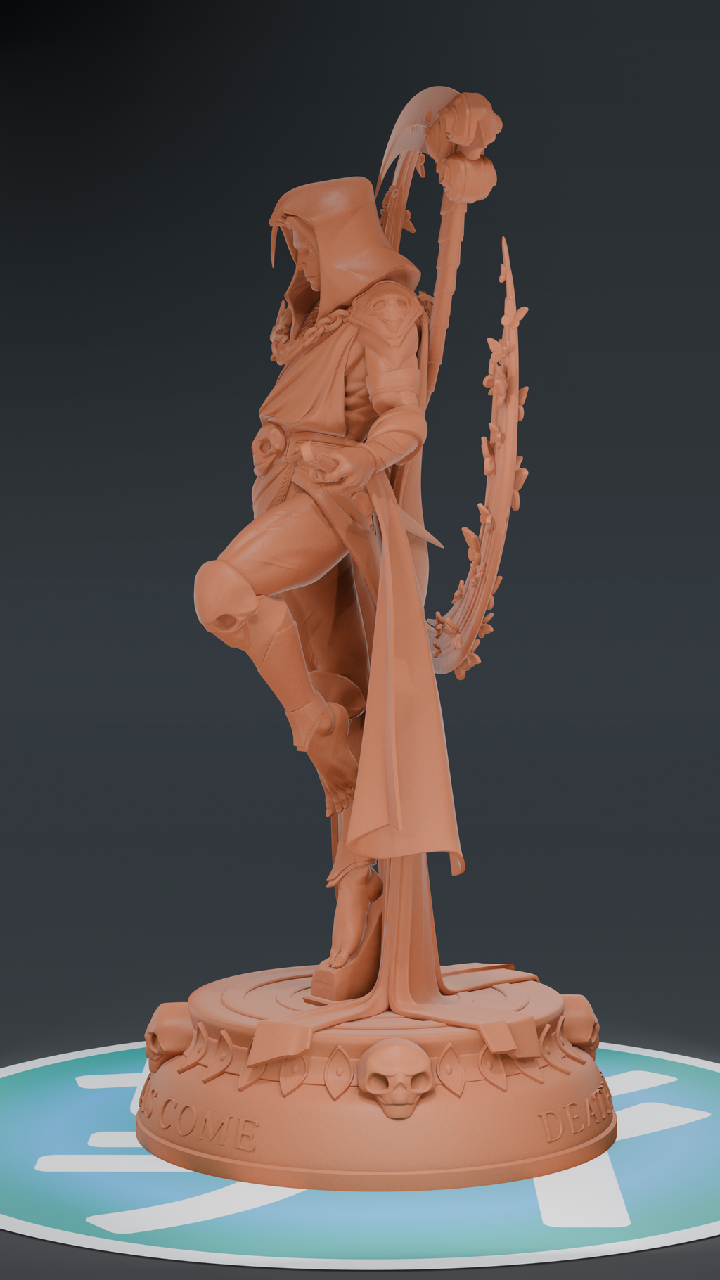 Thanatos - Hades | Custom Statue 3D printed figure