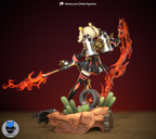 Burnice - Zenless Zone Zero ZZZ | Custom Statue 3D printed figure