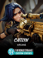 Caitlyn - Arcane League of Legends | Custom Statue 3D printed figure
