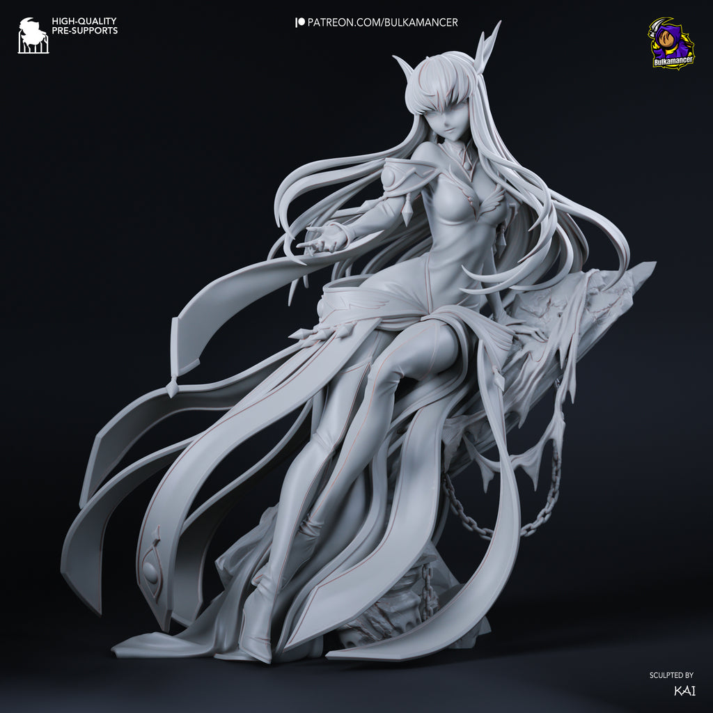 Empress C.C. - Code Geass | Custom Statue 3D printed figure