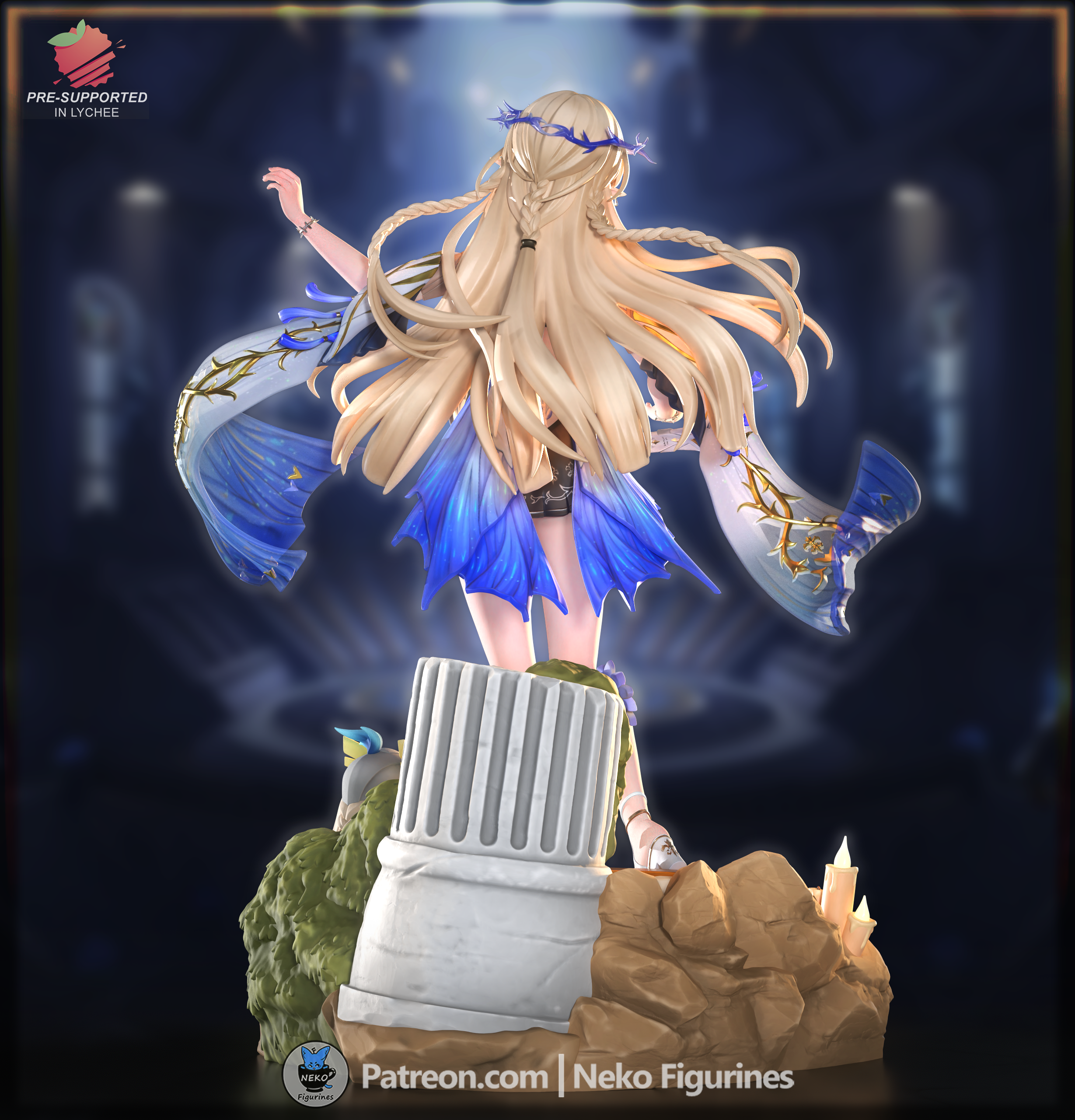 Cartethyia - Wuthering Waves | Custom Statue 3D printed figure