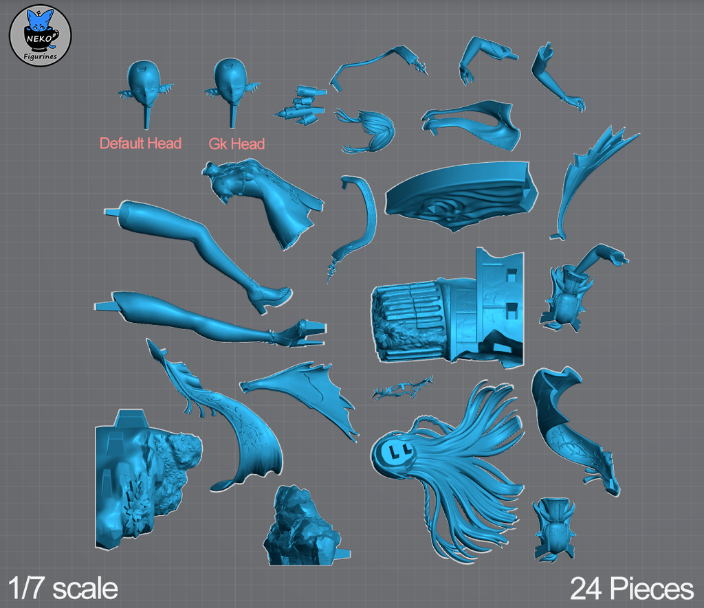 Cartethyia - Wuthering Waves | Custom Statue 3D printed figure