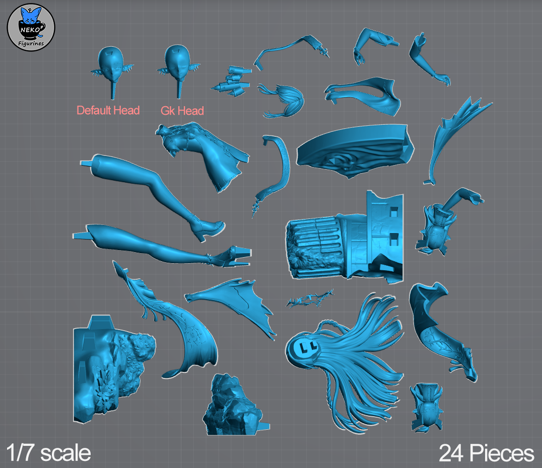 Cartethyia - Wuthering Waves | Custom Statue 3D printed figure