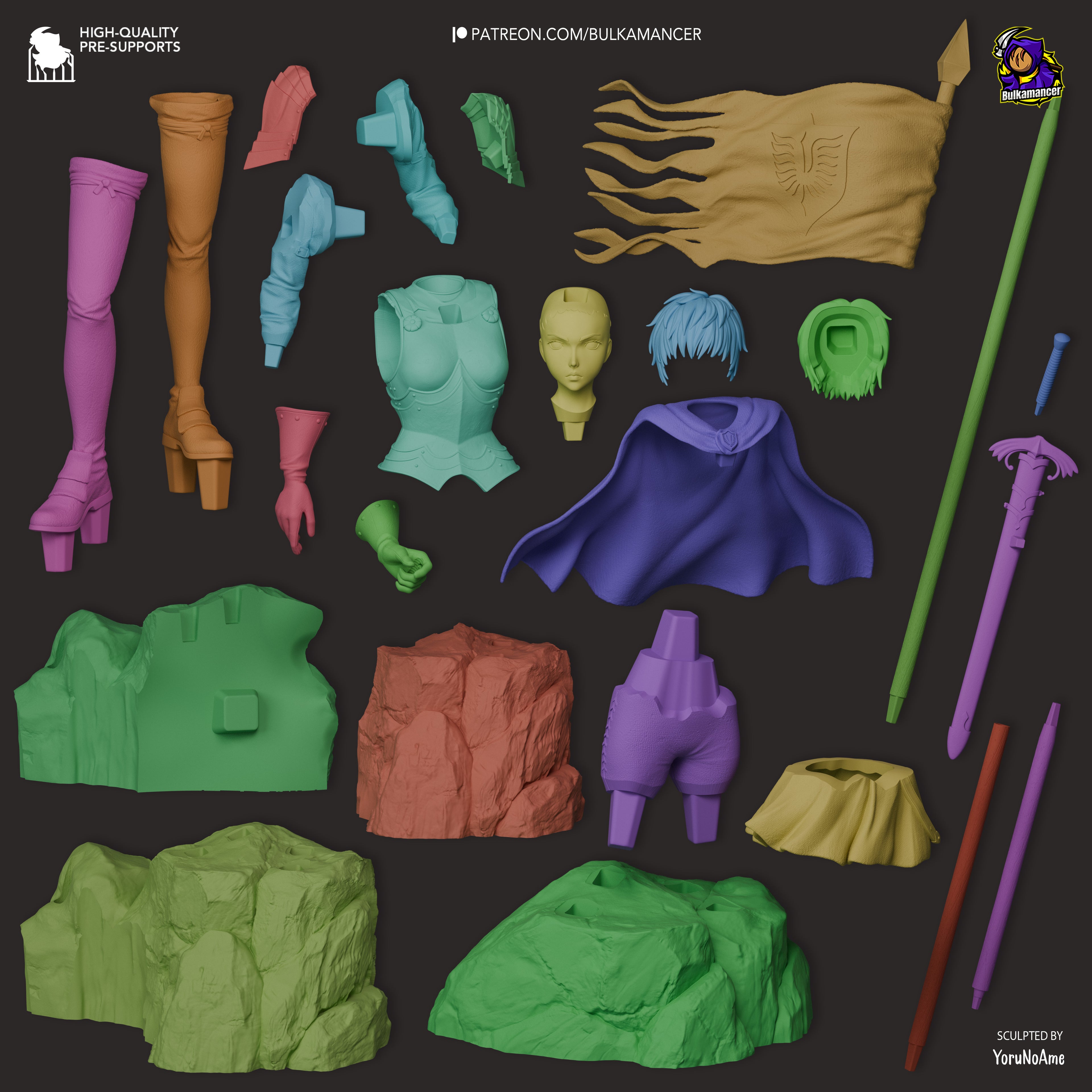 Casca (The Golden Age Arc) - Berserk | Custom Statue 3D printed figure