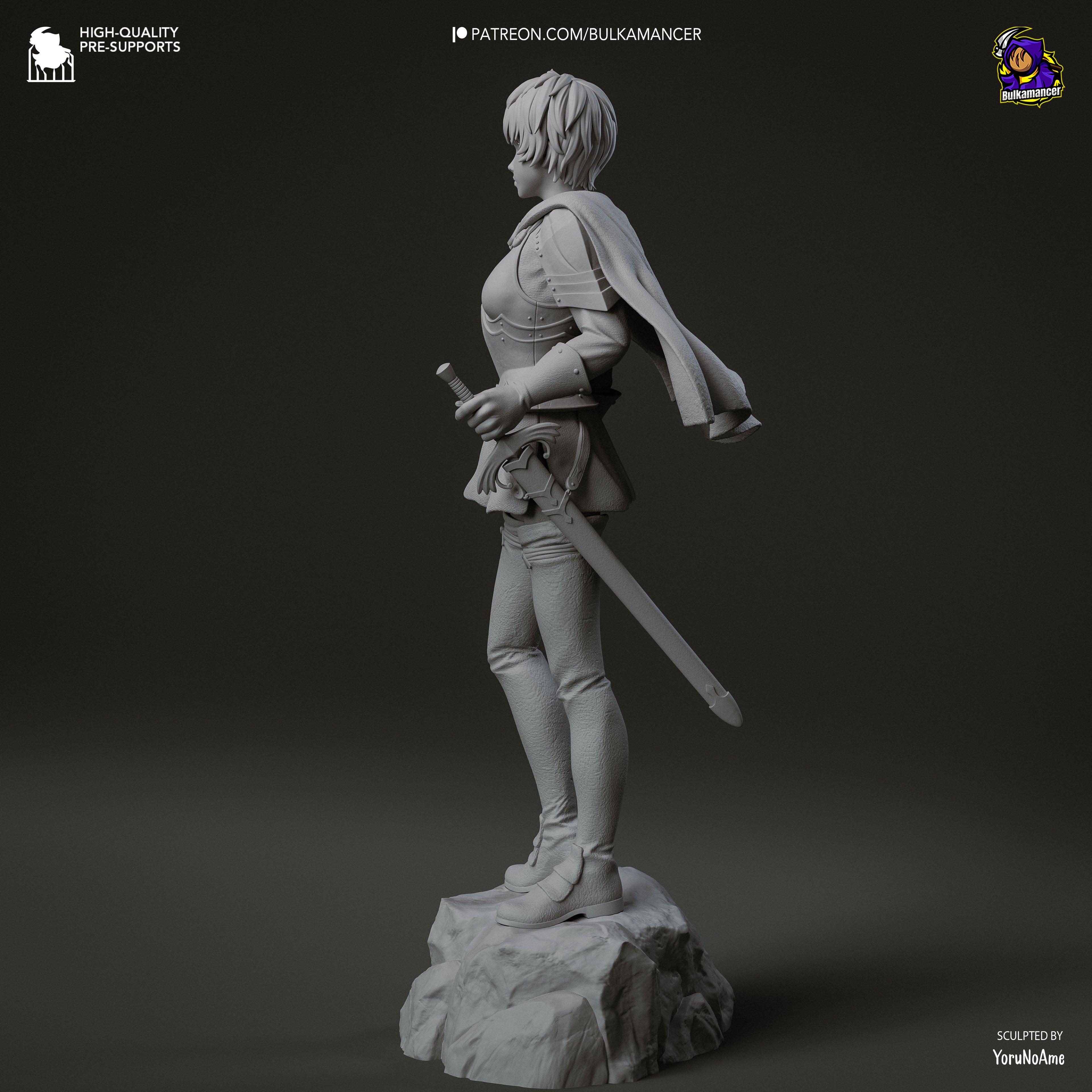 Casca (The Golden Age Arc) - Berserk | Custom Statue 3D printed figure