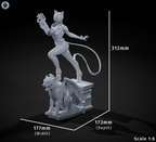Absolute Catwoman - DC | Custom Statue 3D printed figure
